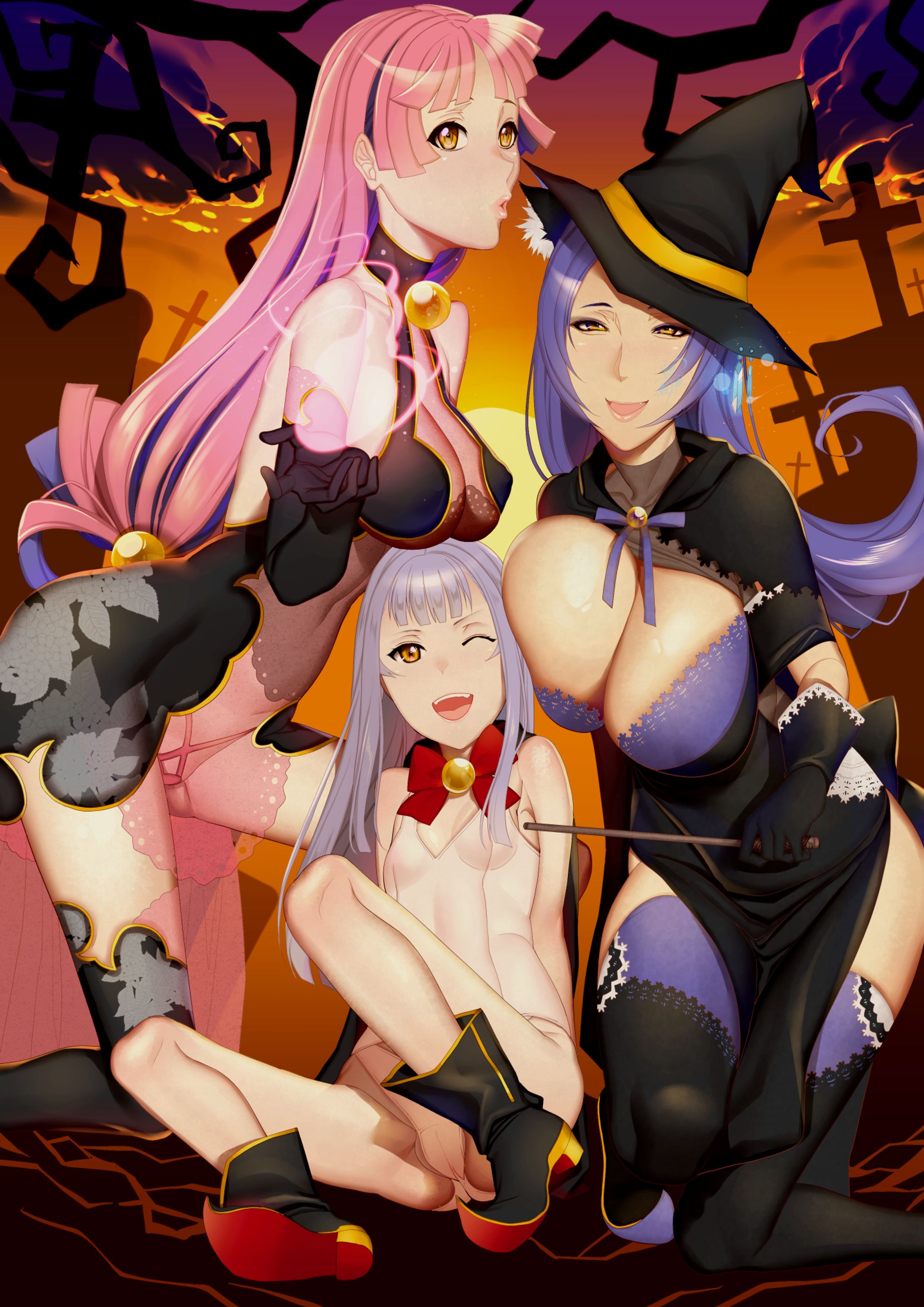 ハロウィン魔女3姉妹2018年制作-1