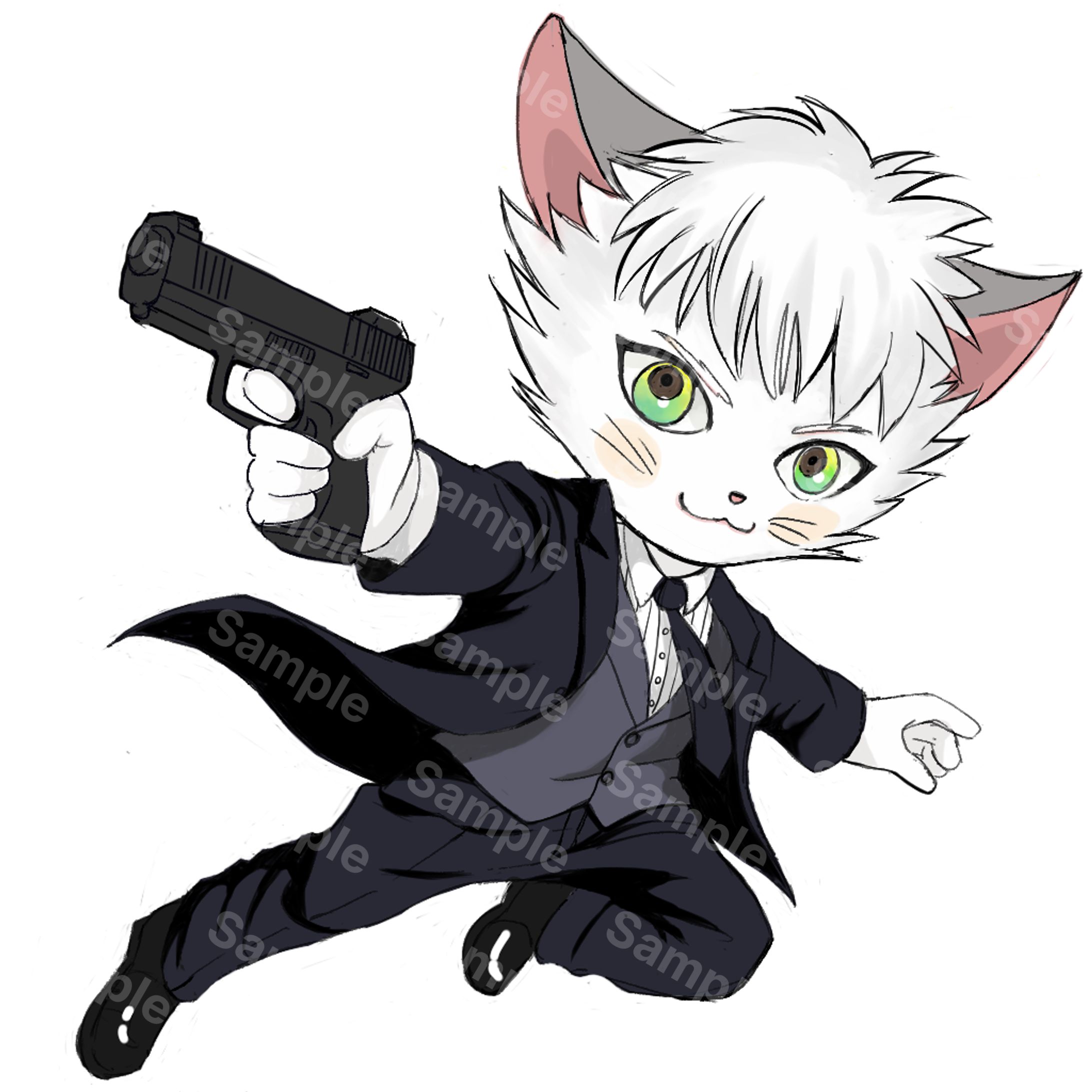 猫のミニキャラ-1
