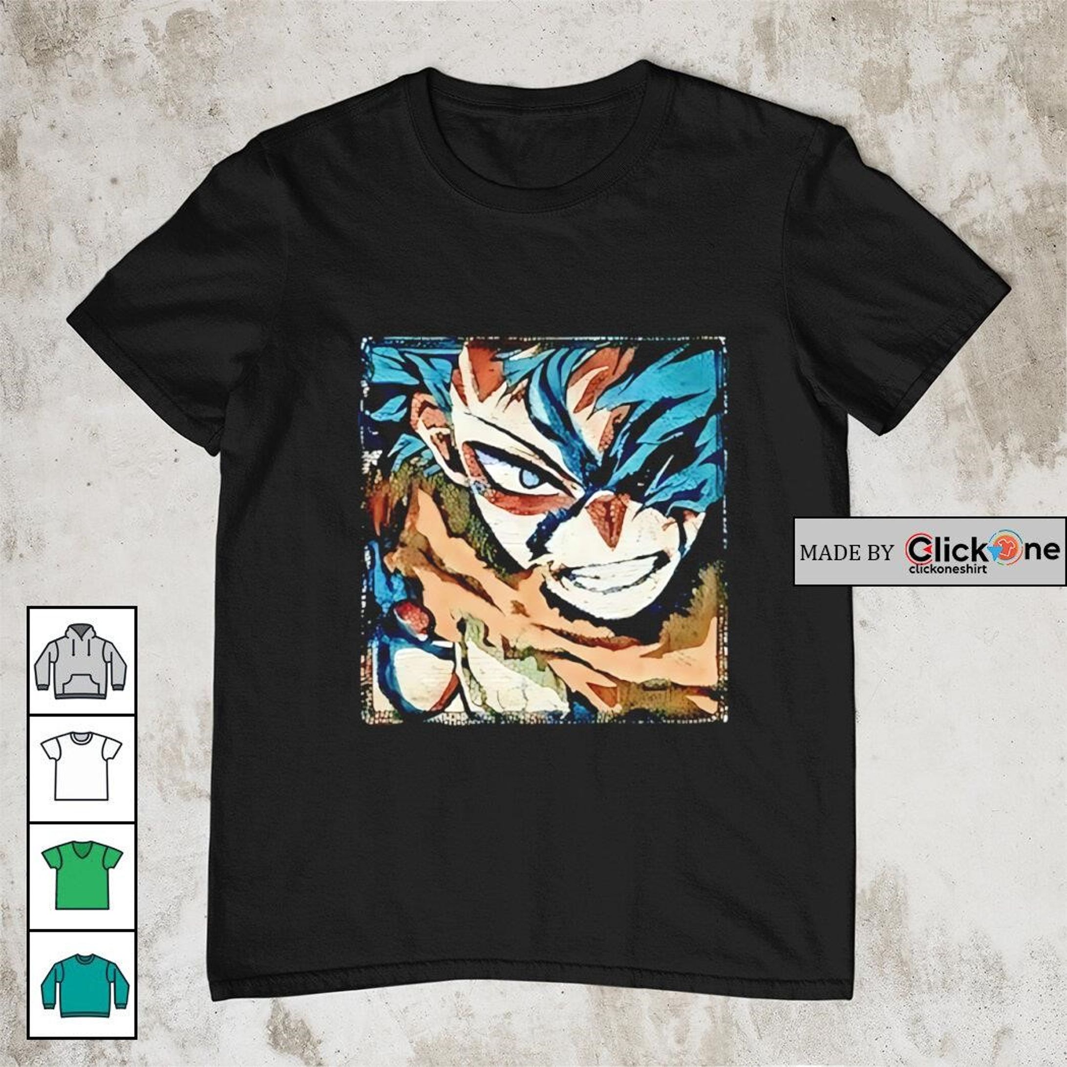 Hero Energy – Anime x MMA Trippy Tribute Tee-1