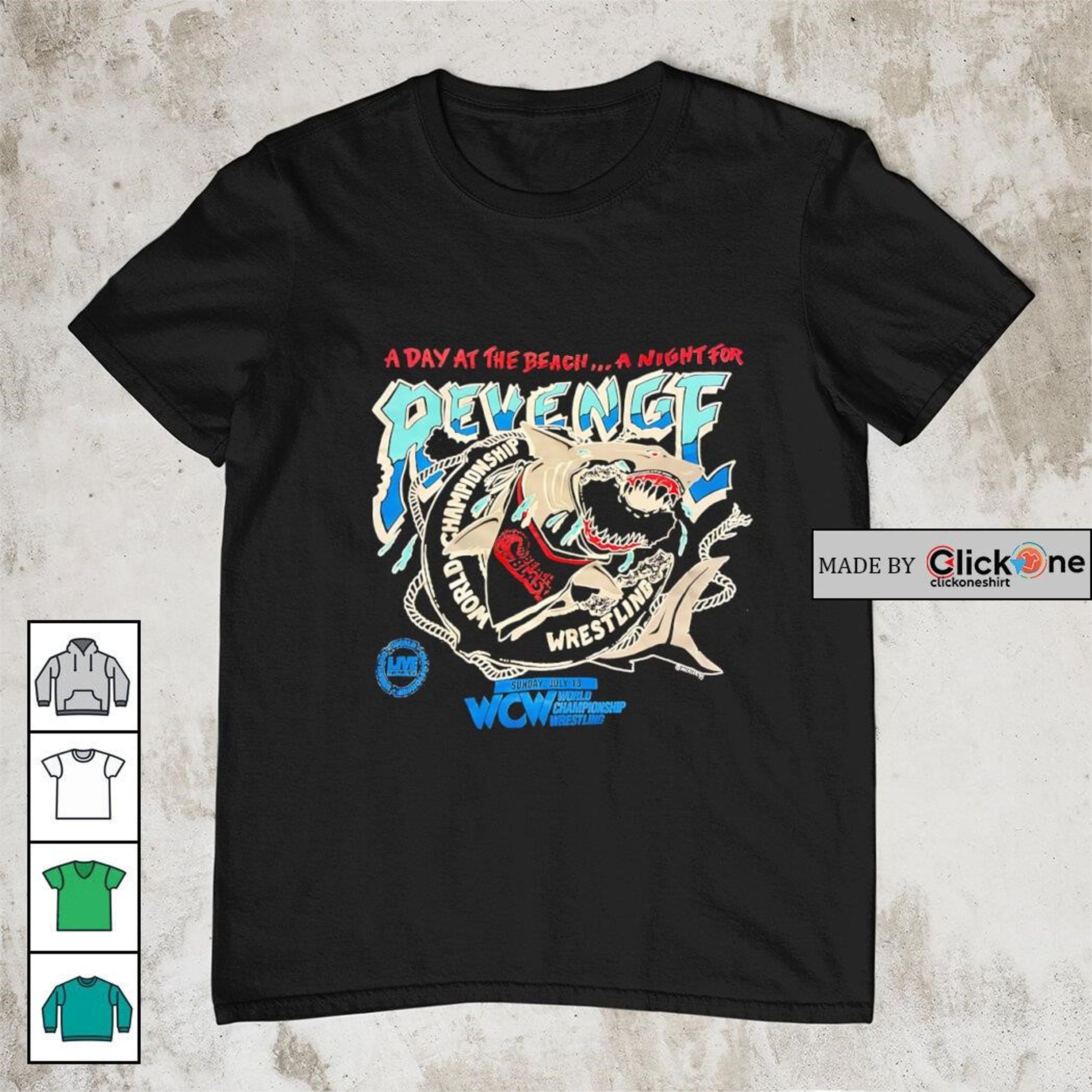 Sunset Duality – Beach & Revenge Concept Tee-1