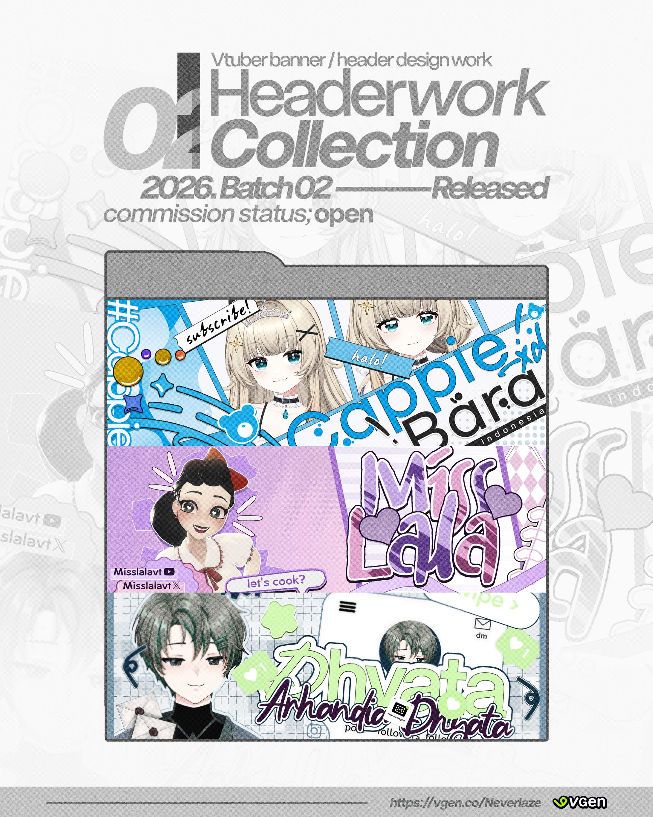 [FAN MADE] - VTUBER - HEADER/ BANNER COLLECTION 02-1