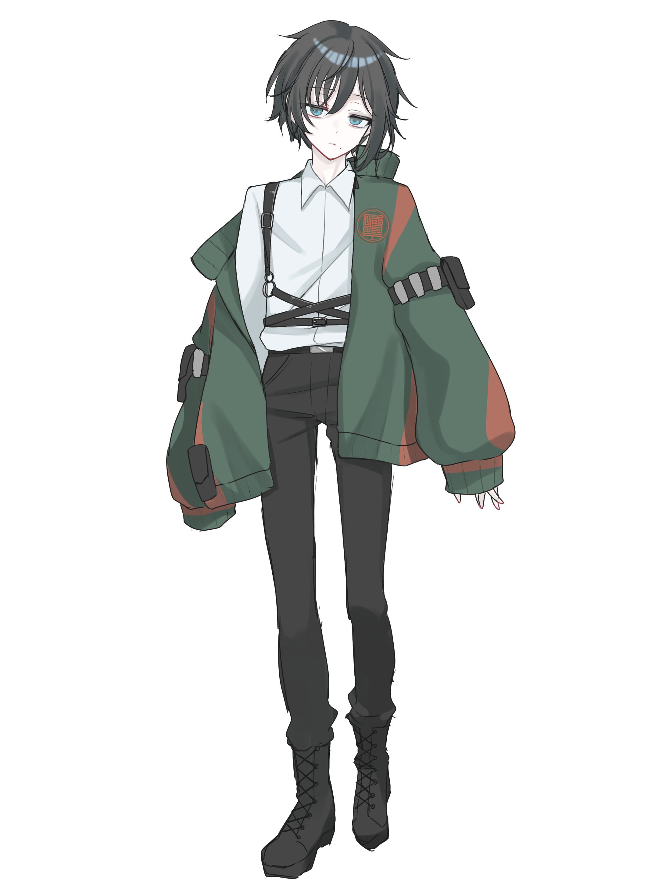 【works】TRPG 全身立ち絵 カラーラフ-1