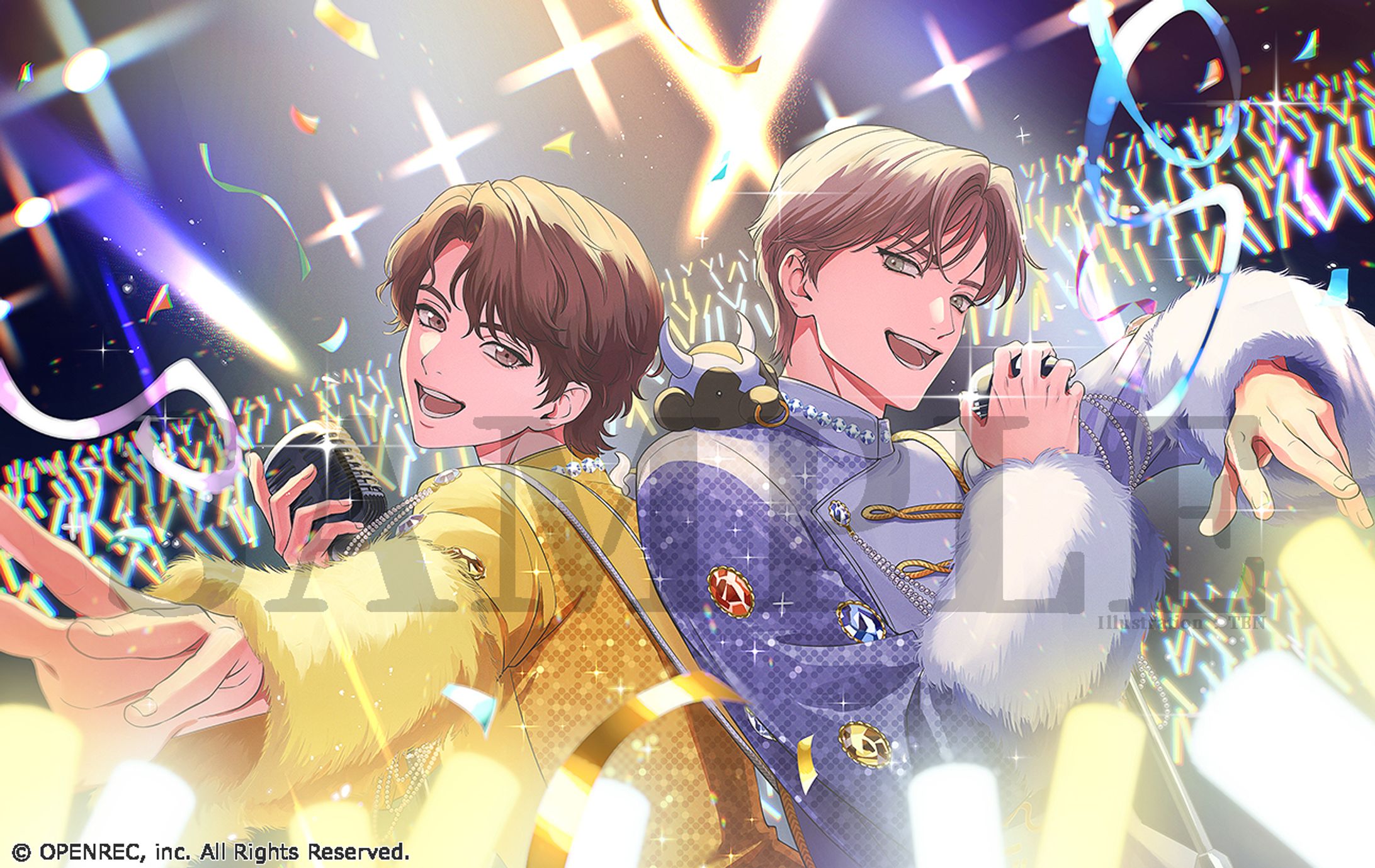 【work】M!LK「＃YJげーみんぐ。」会員証イラスト／株式会社OPENREC様-1