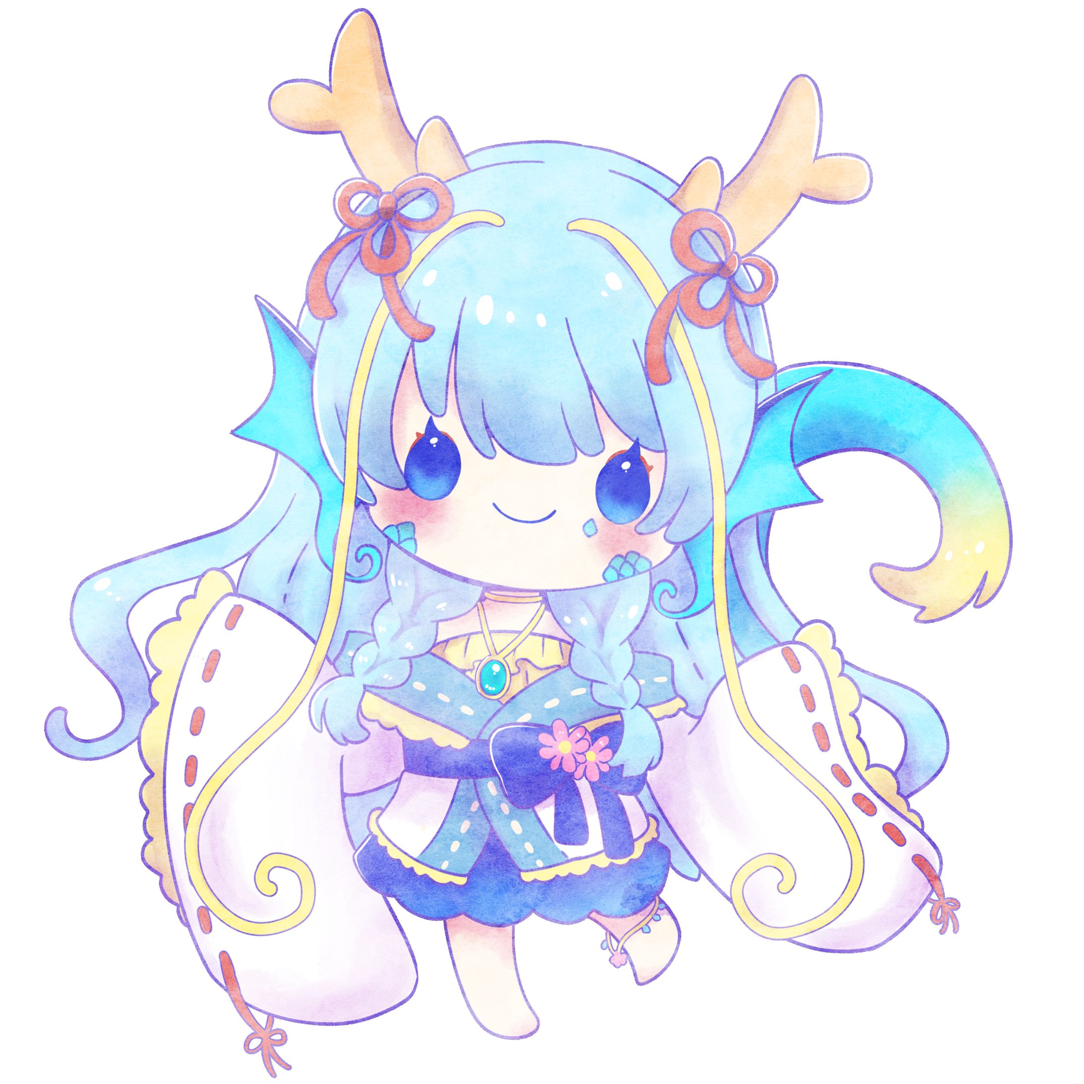 竜田万秋グッズ用イラスト（める万秋）-1
