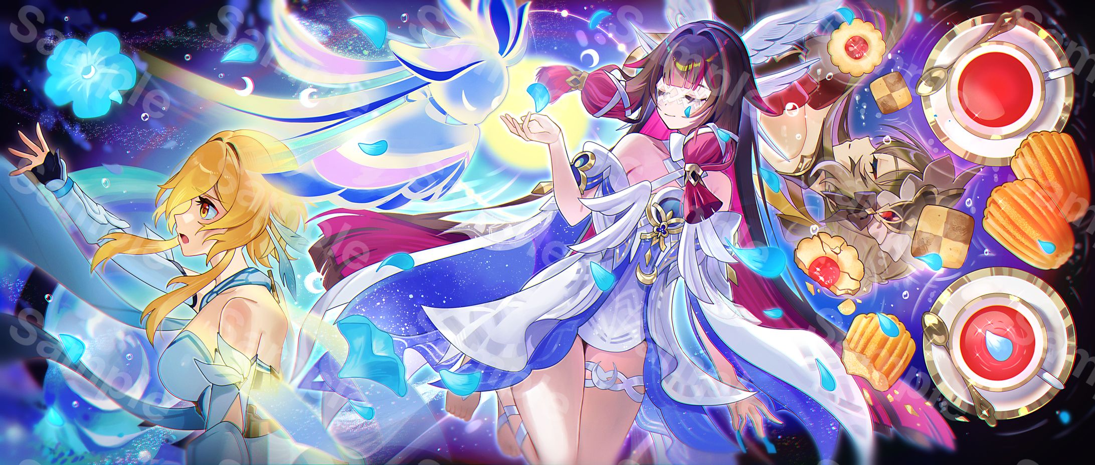【版権イラスト】原神/GenshinImpact 公式LunaⅣ創作プログラム ラッキー賞受賞作品-1