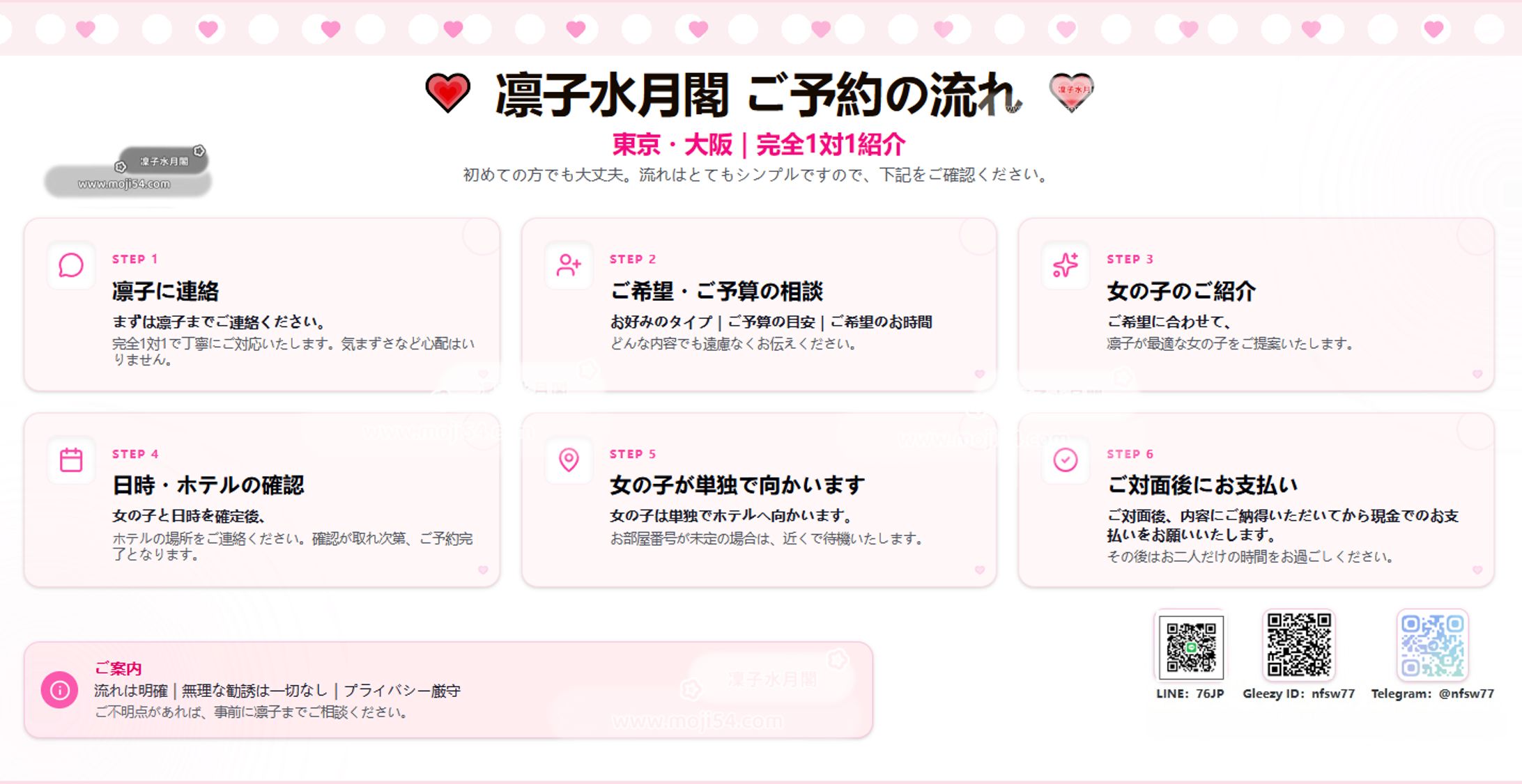 【初心者必見】東京・大阪デリヘルのご予約方法と利用の流れ｜凛子水月閣-1