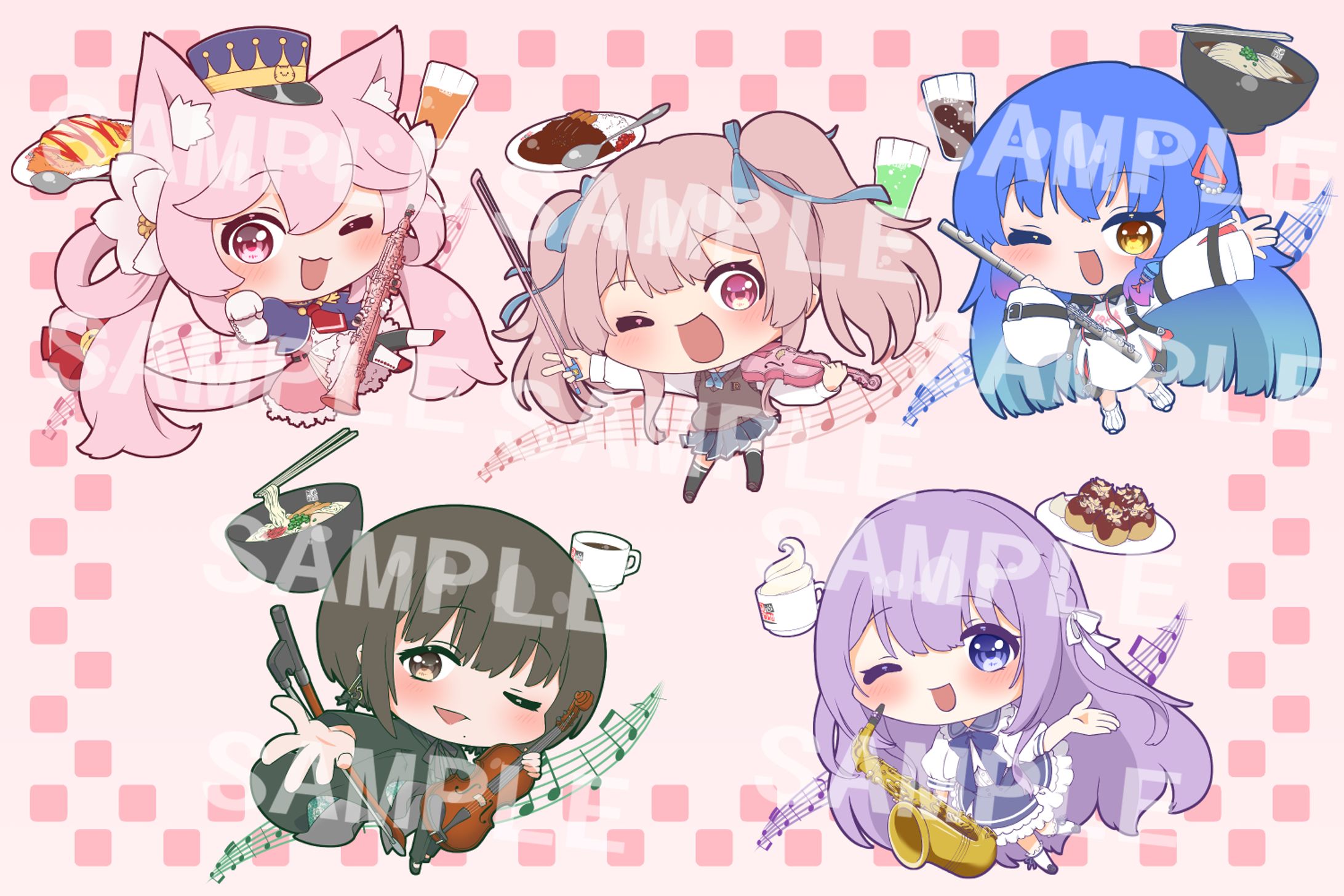 【ご依頼品】自遊空間イベント用イラスト-1
