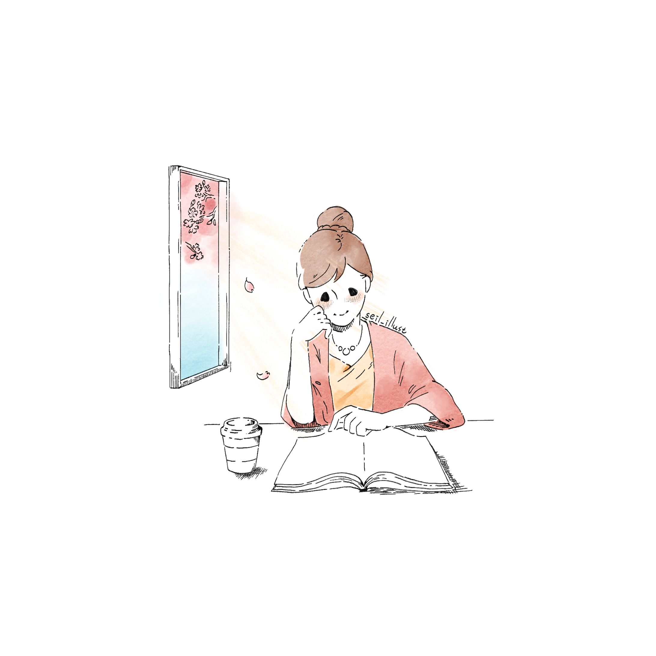 桜とくつろぎ-1