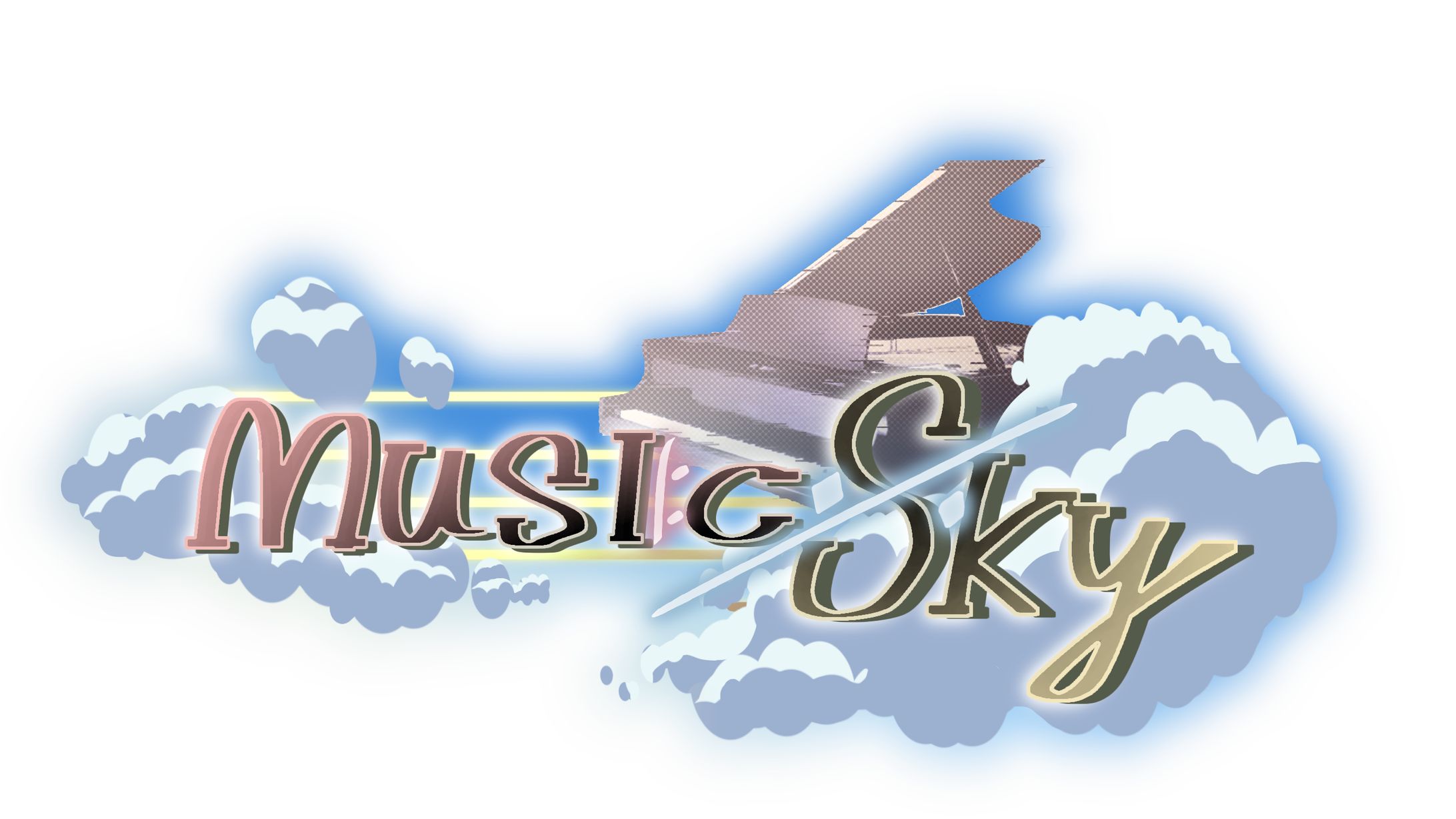 ゲームロゴ「MusicSky 」-1