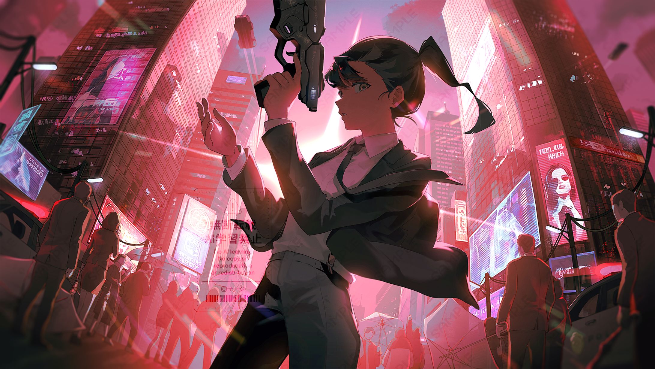 【Works】MYULON様 名前のない怪物 MVイラスト制作-1