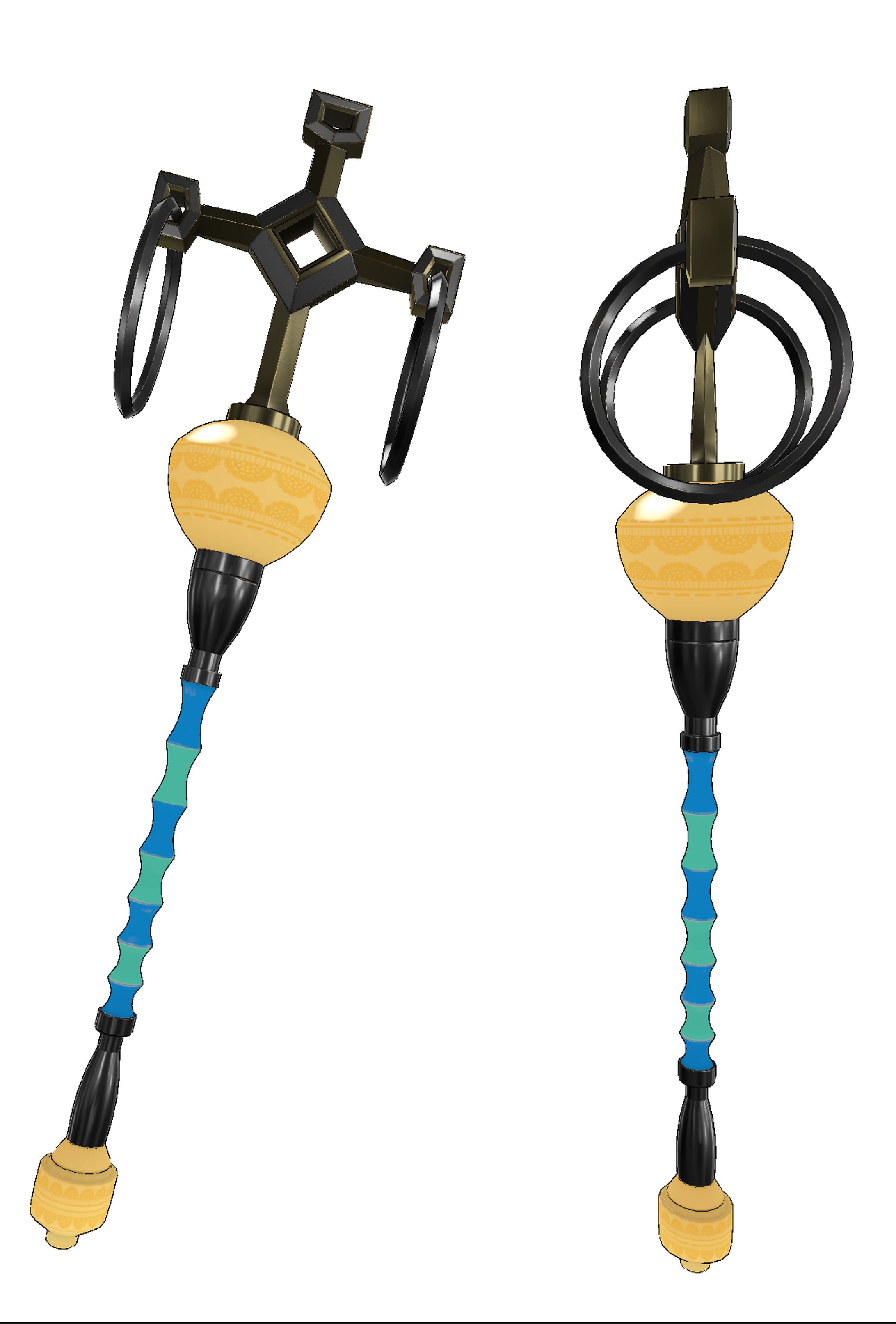 ファンタジー武器横丁:3Dモデル-1