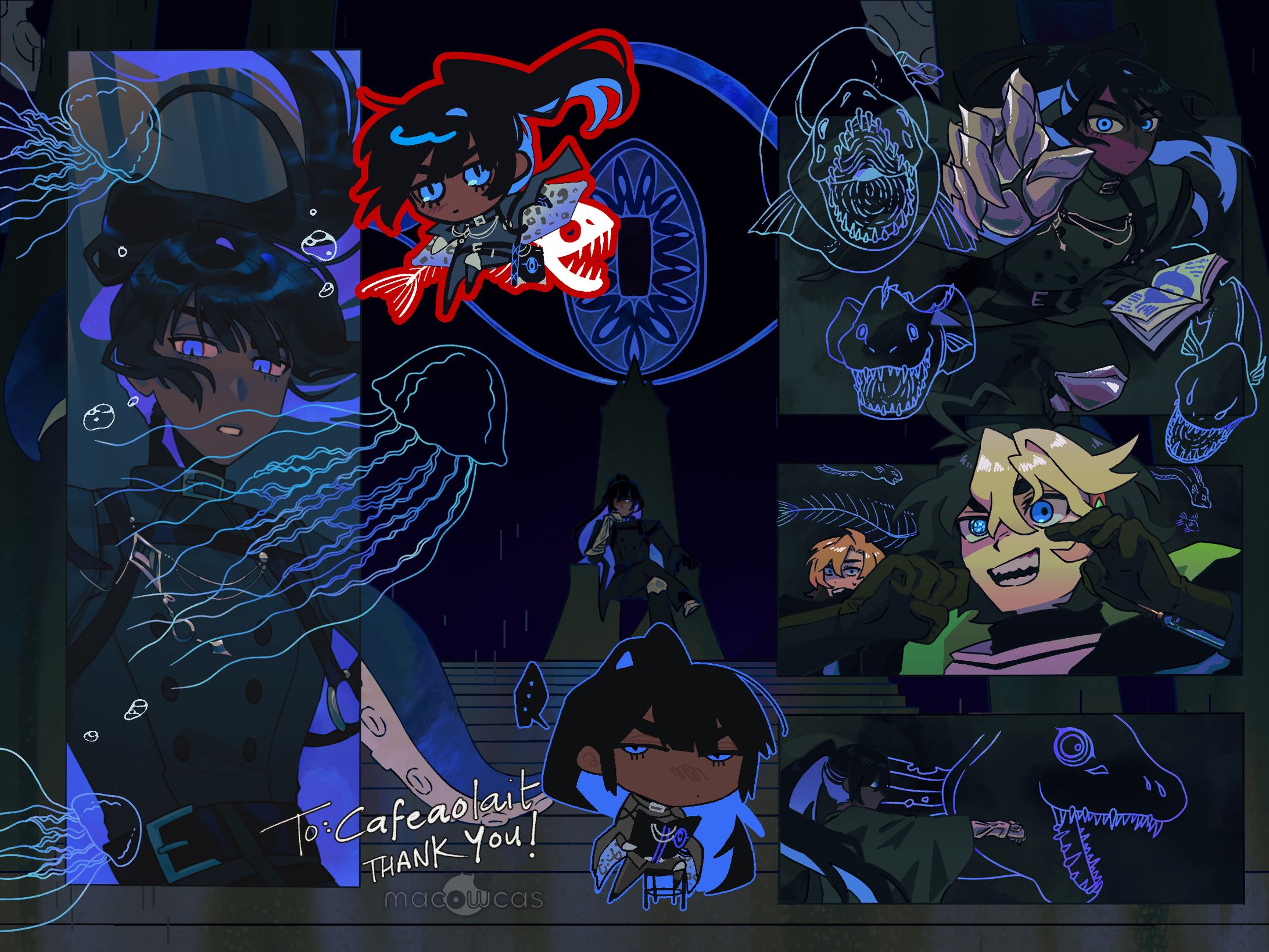 crow's [Skeb Style] Character Page-1