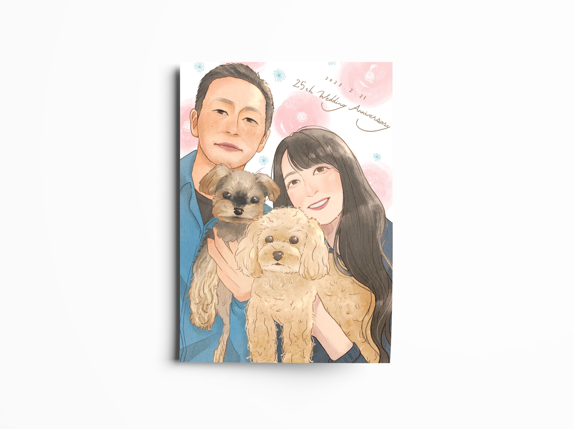 【イラスト】両親へのプレゼント-1
