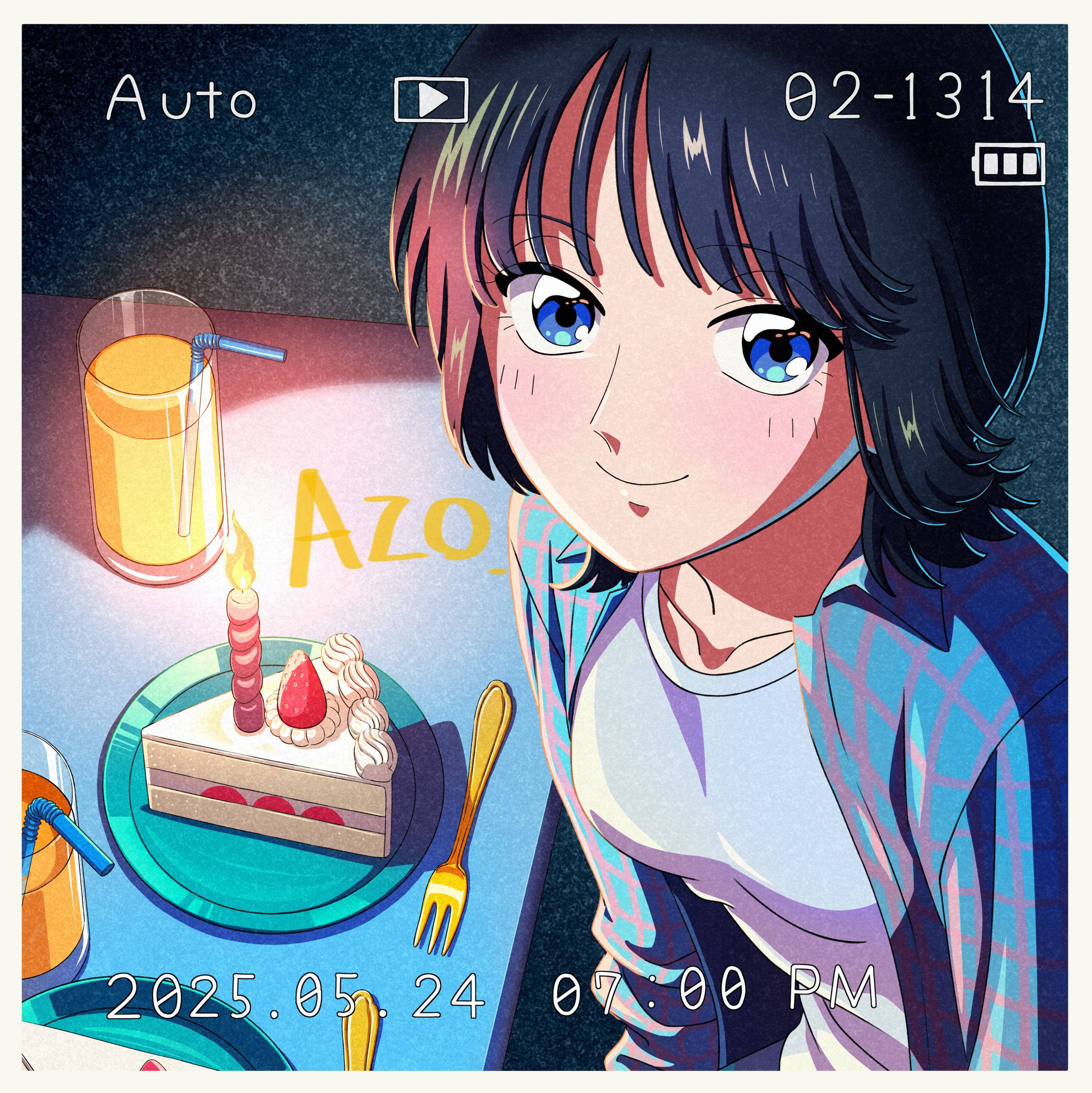 YouTuberあぞ（び）様の生誕祭グッズ用イラスト-1