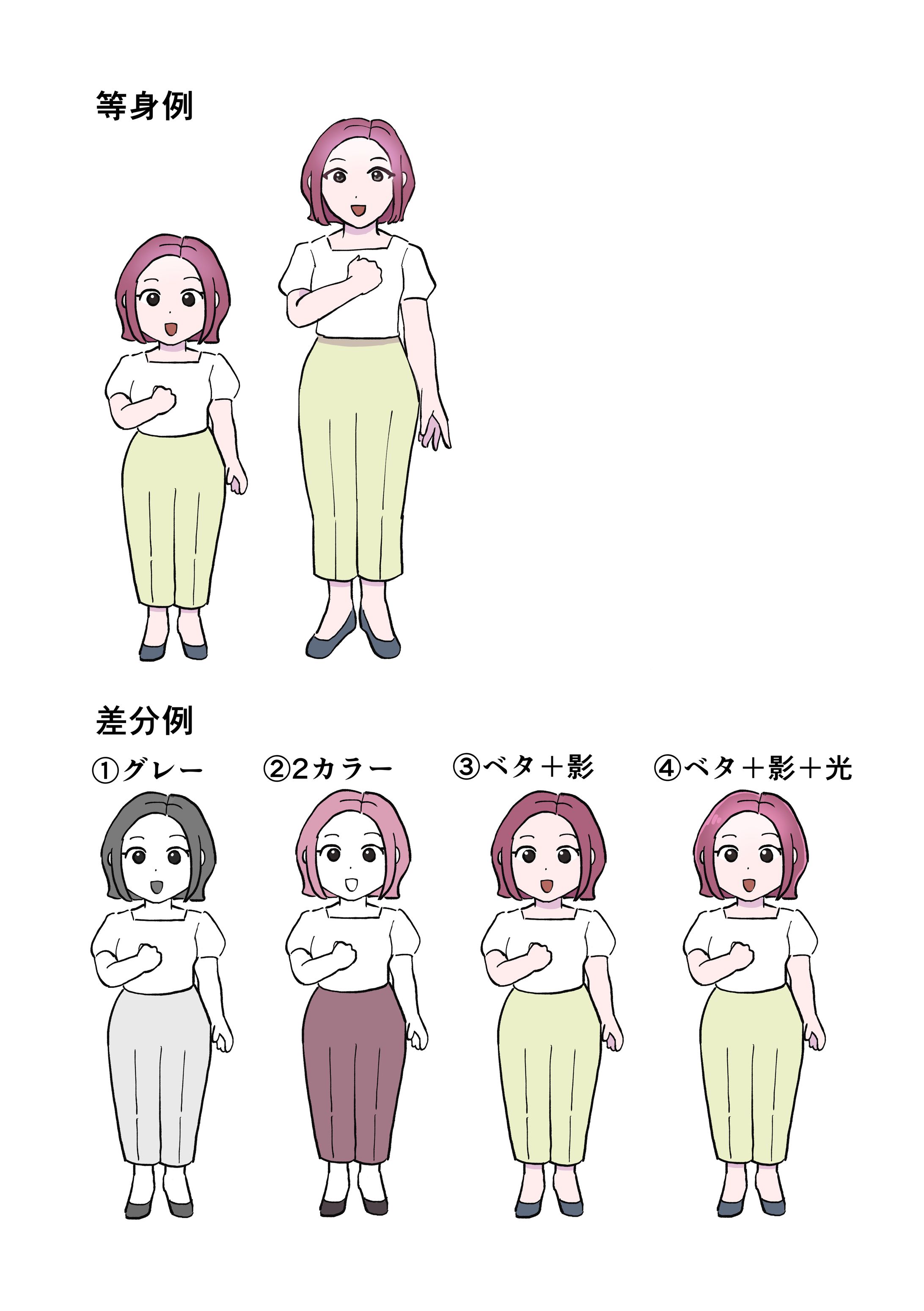 等身・差分サンプル-1