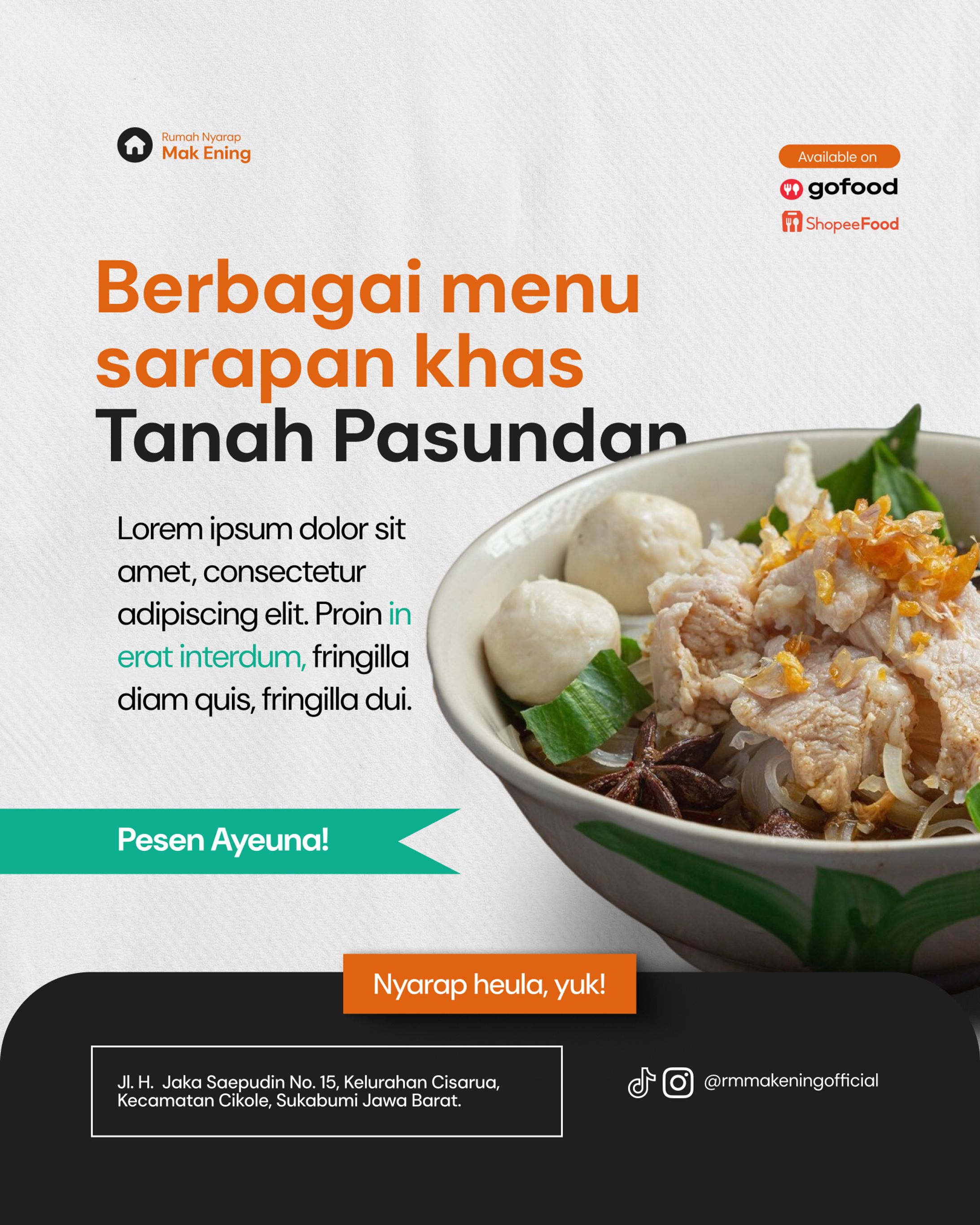 F&B Sundanese Restaurant Social Media Design-1