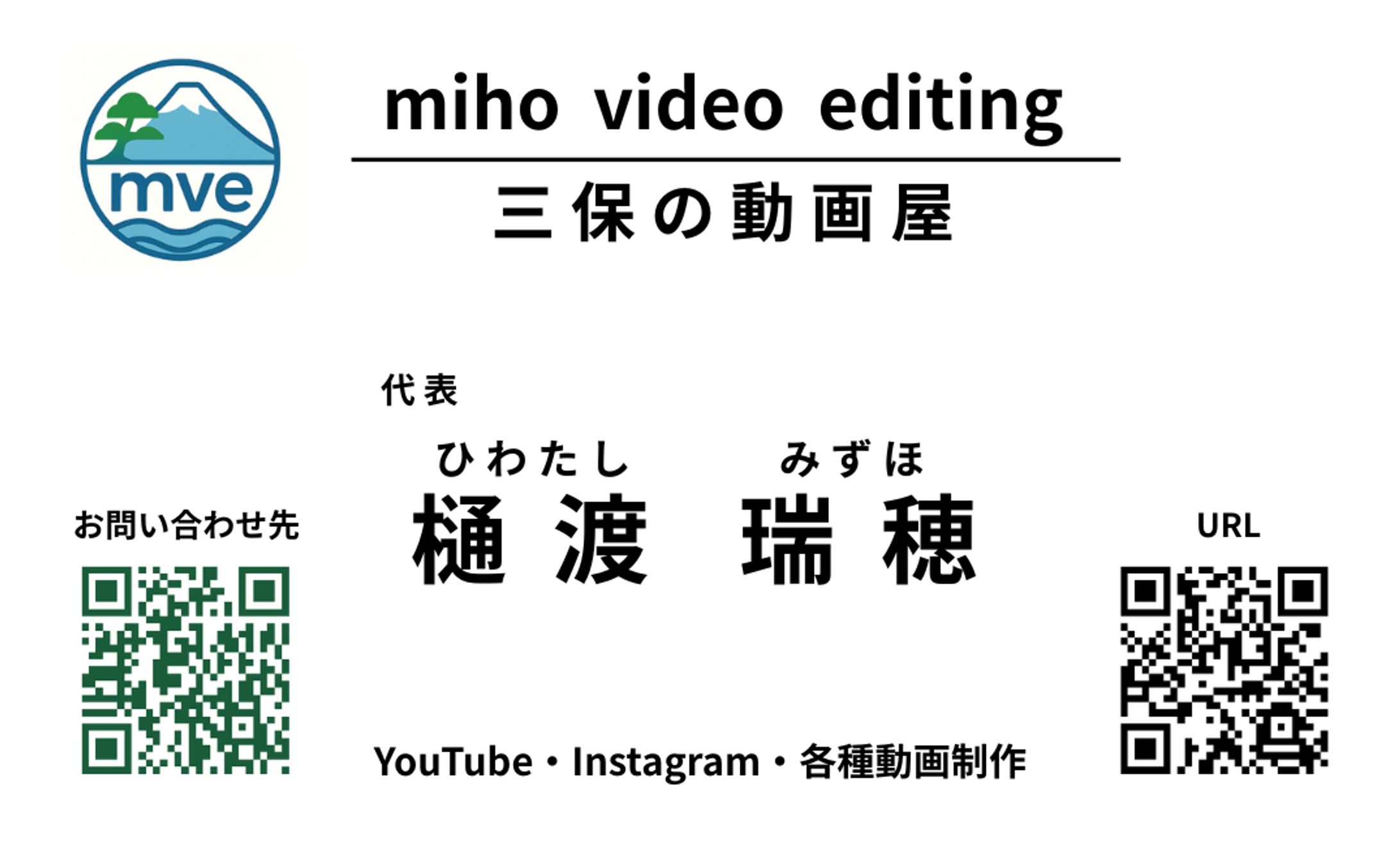 miho video editing 三保の動画屋(代表：樋渡 瑞穂)-1