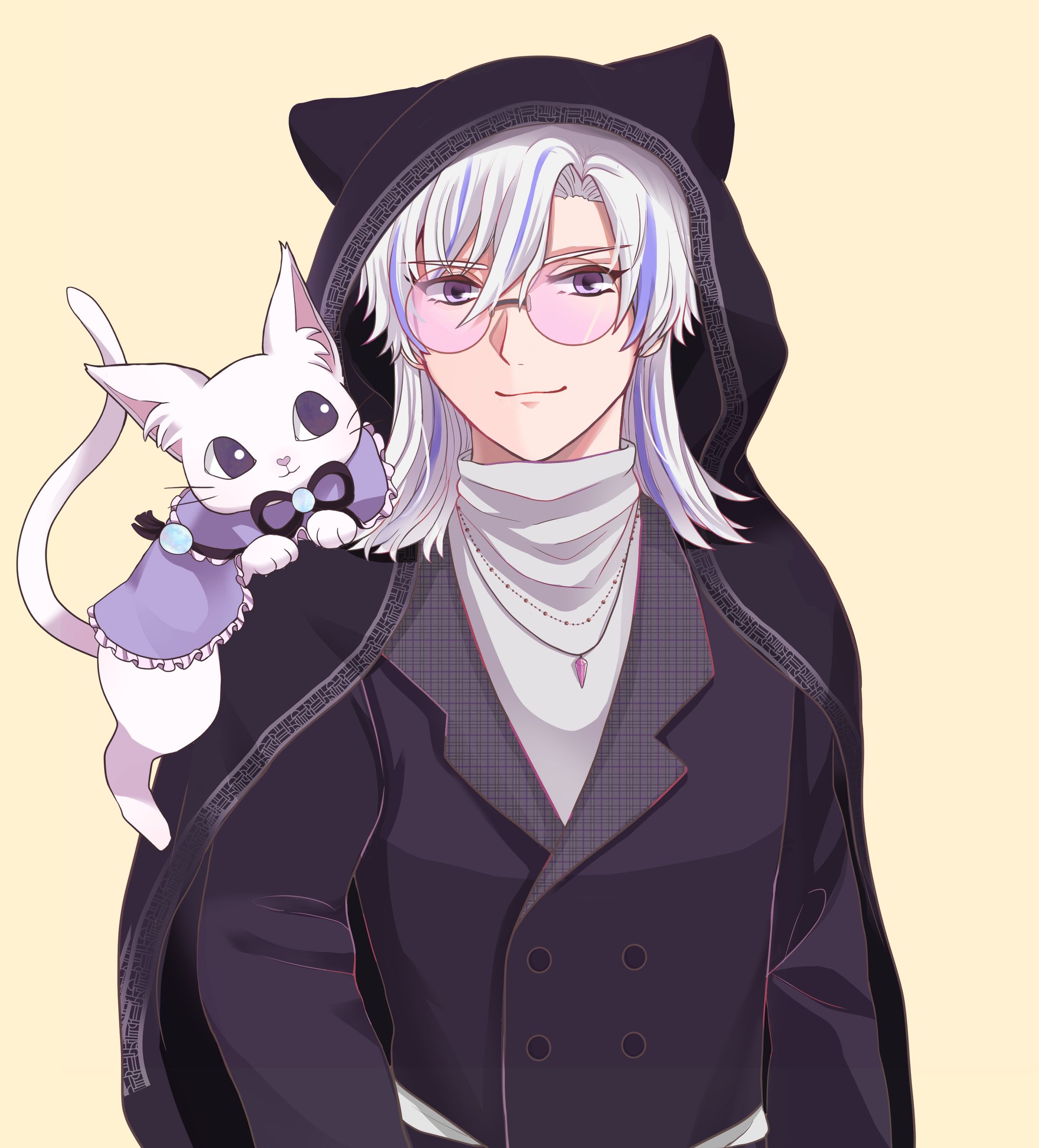 【メディア挿絵】占い師男性キャラクター -1