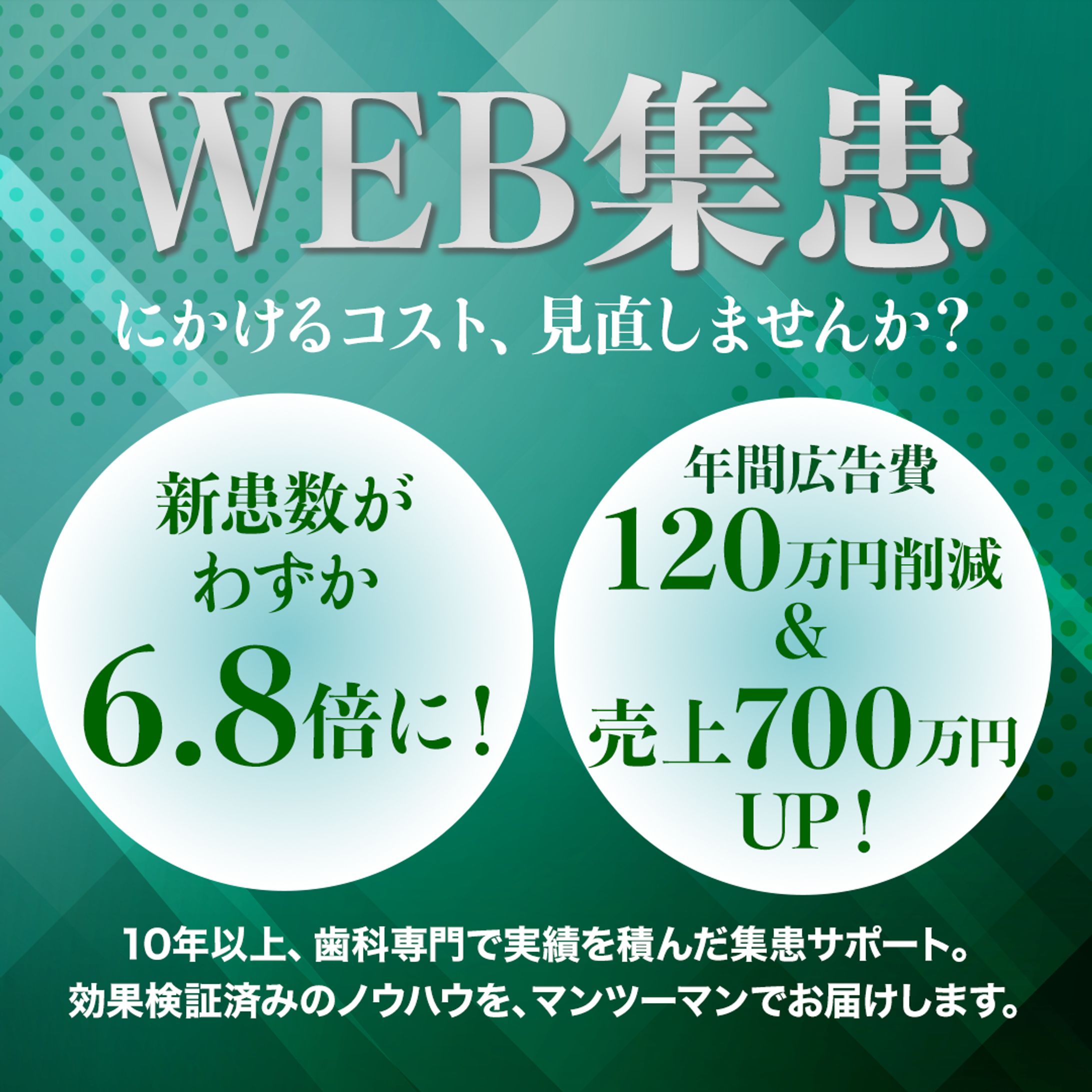 ⻭科医療向けWEBサービスSNS広告画像-1