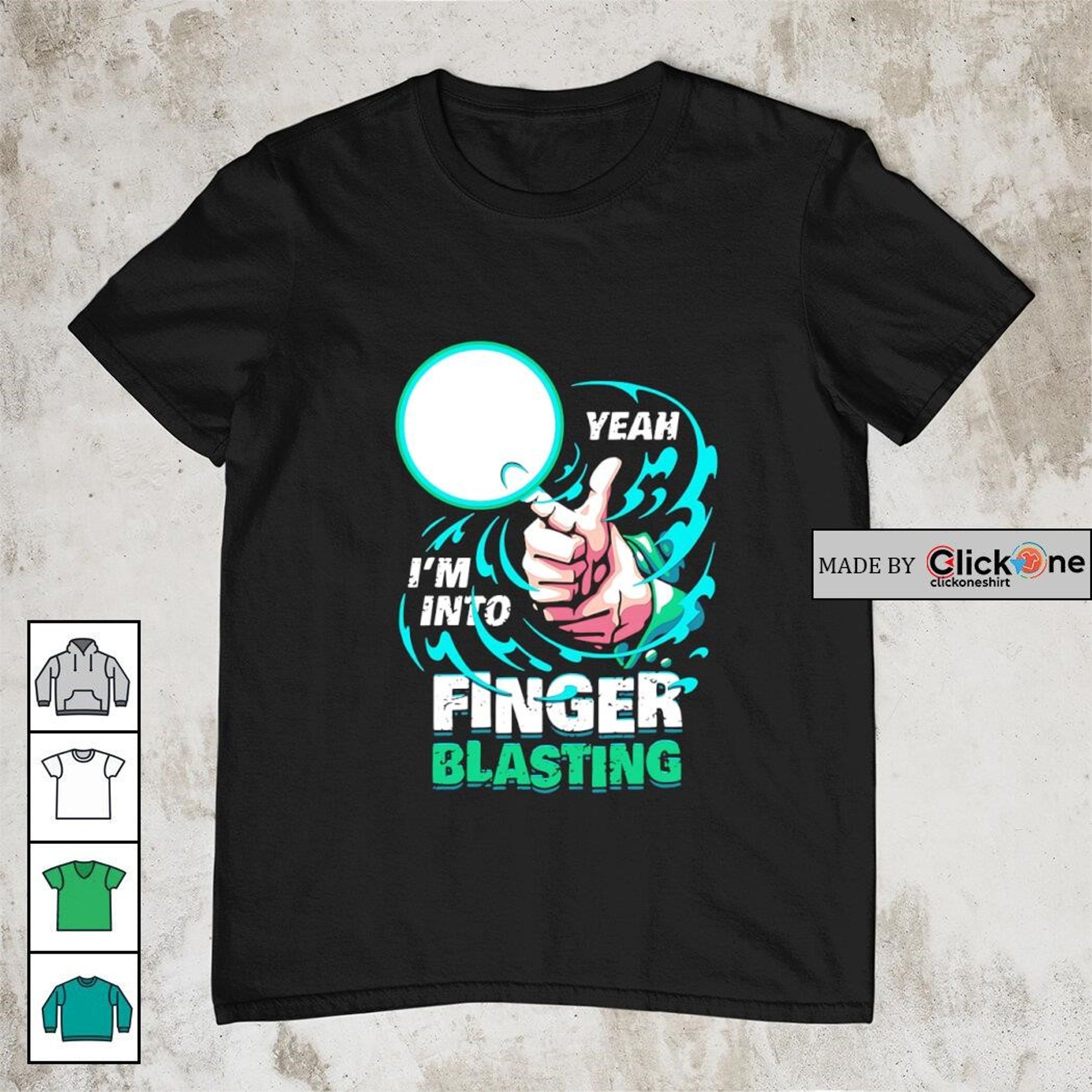 Finger Blasting – Cartoon Chaos Tee-1