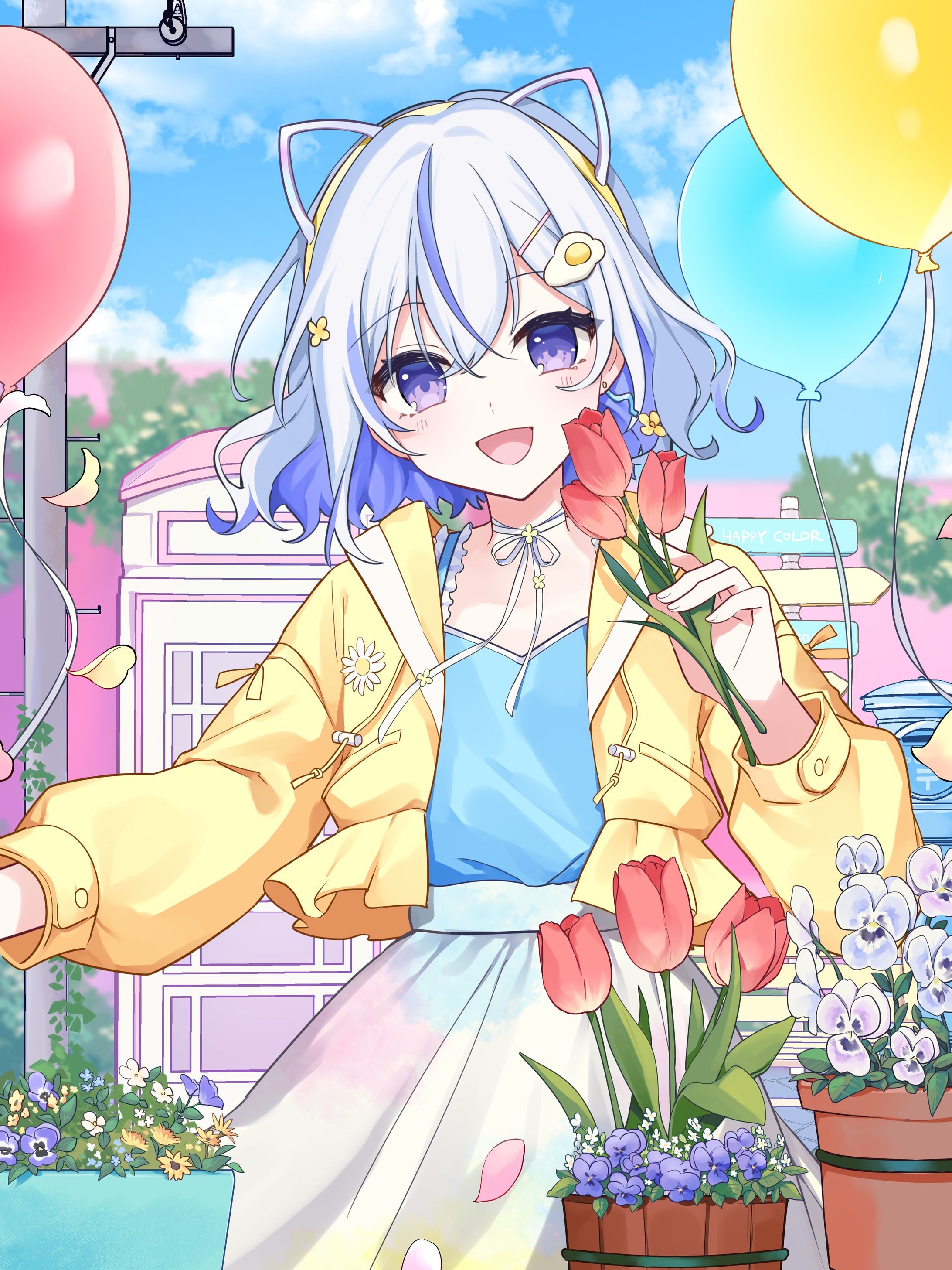 【IRIAM】lookbook-spring-キービジュアルイラスト-1