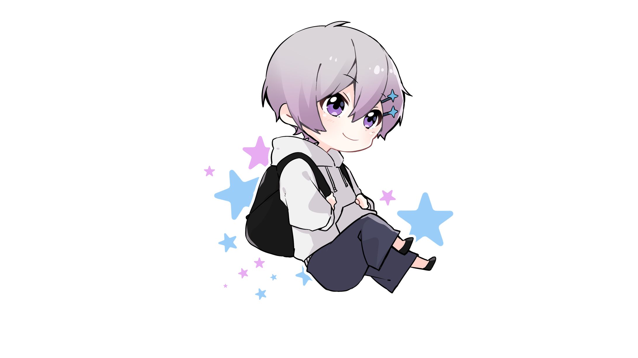 ふわりくん様 缶バッジ SDイラスト-1