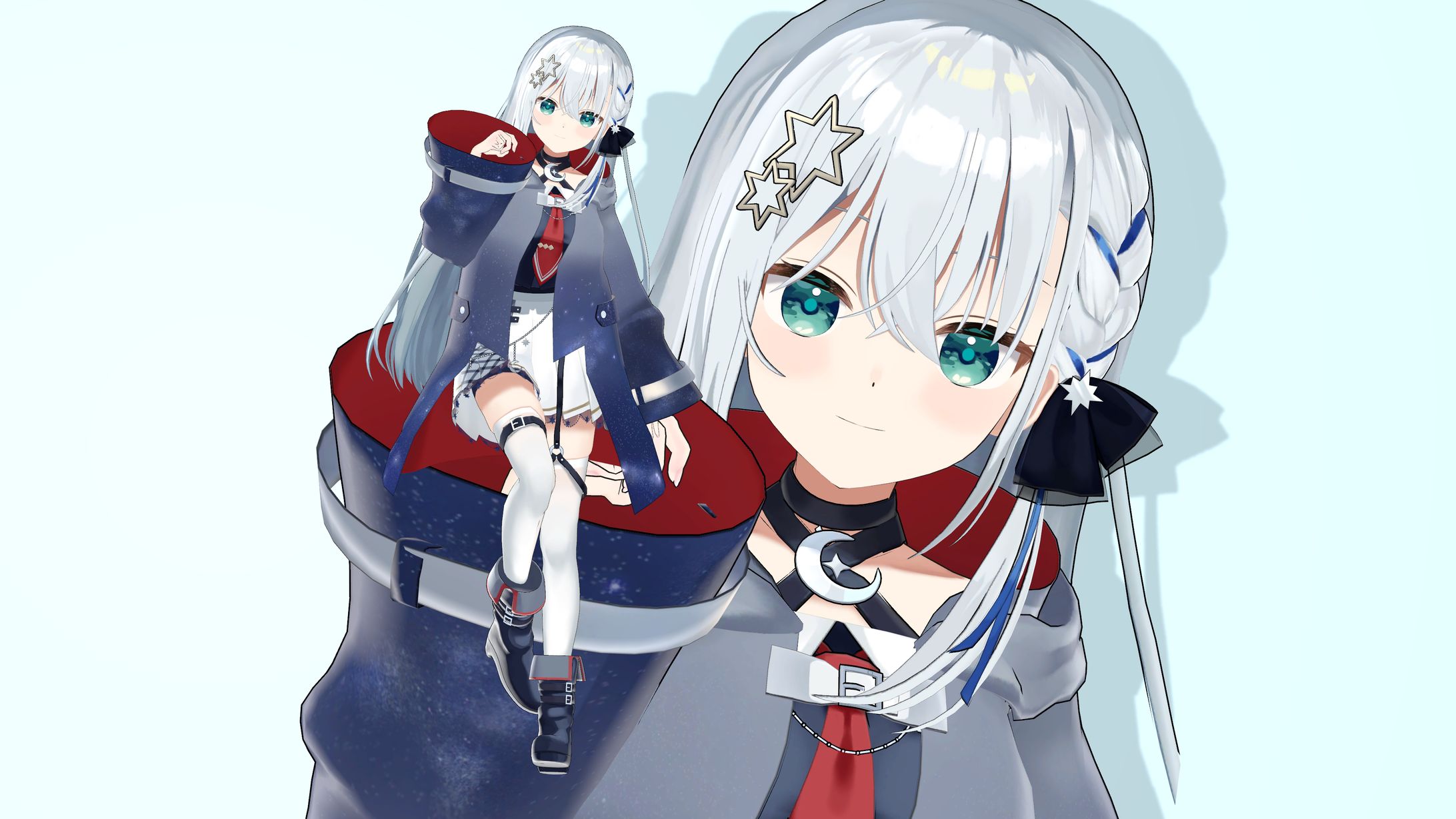 しゃいる様3Dモデル-1