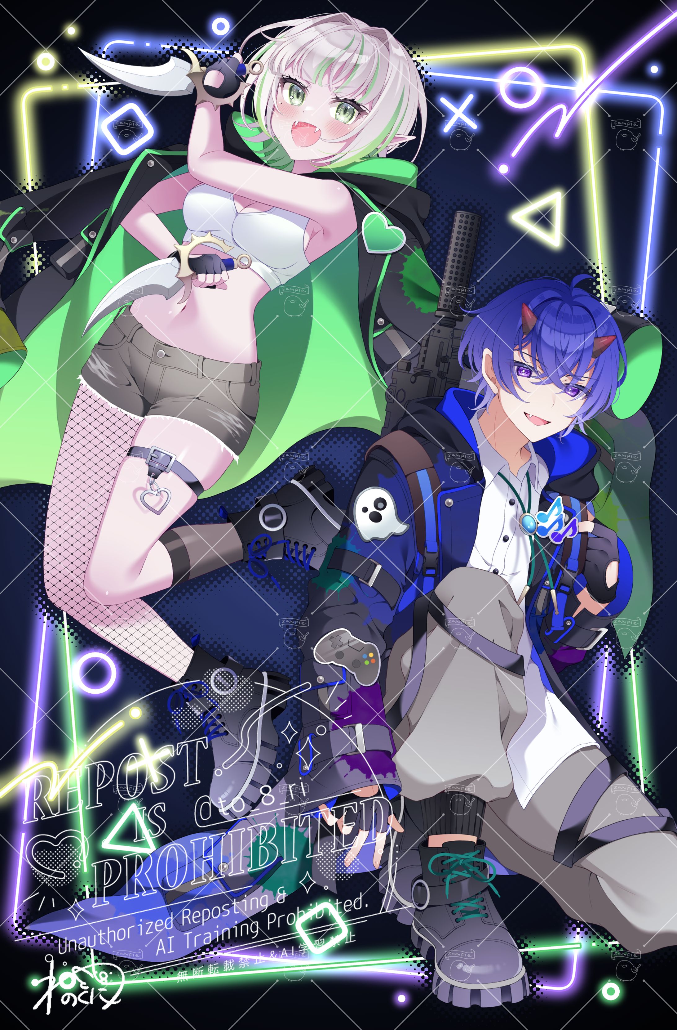 【works】コラボイラスト【一枚絵】-1