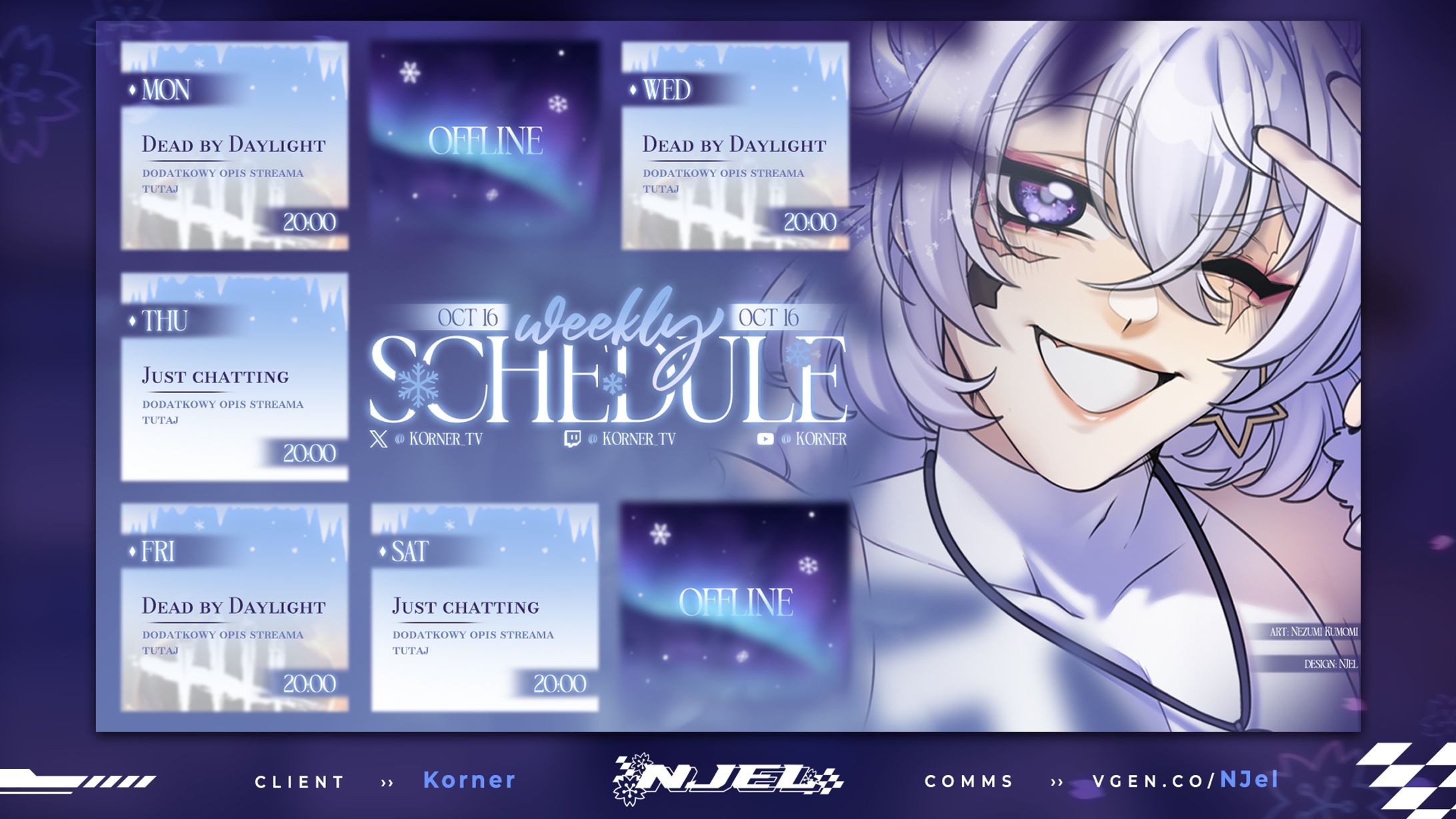 K0rner_TV's stream schedule-1