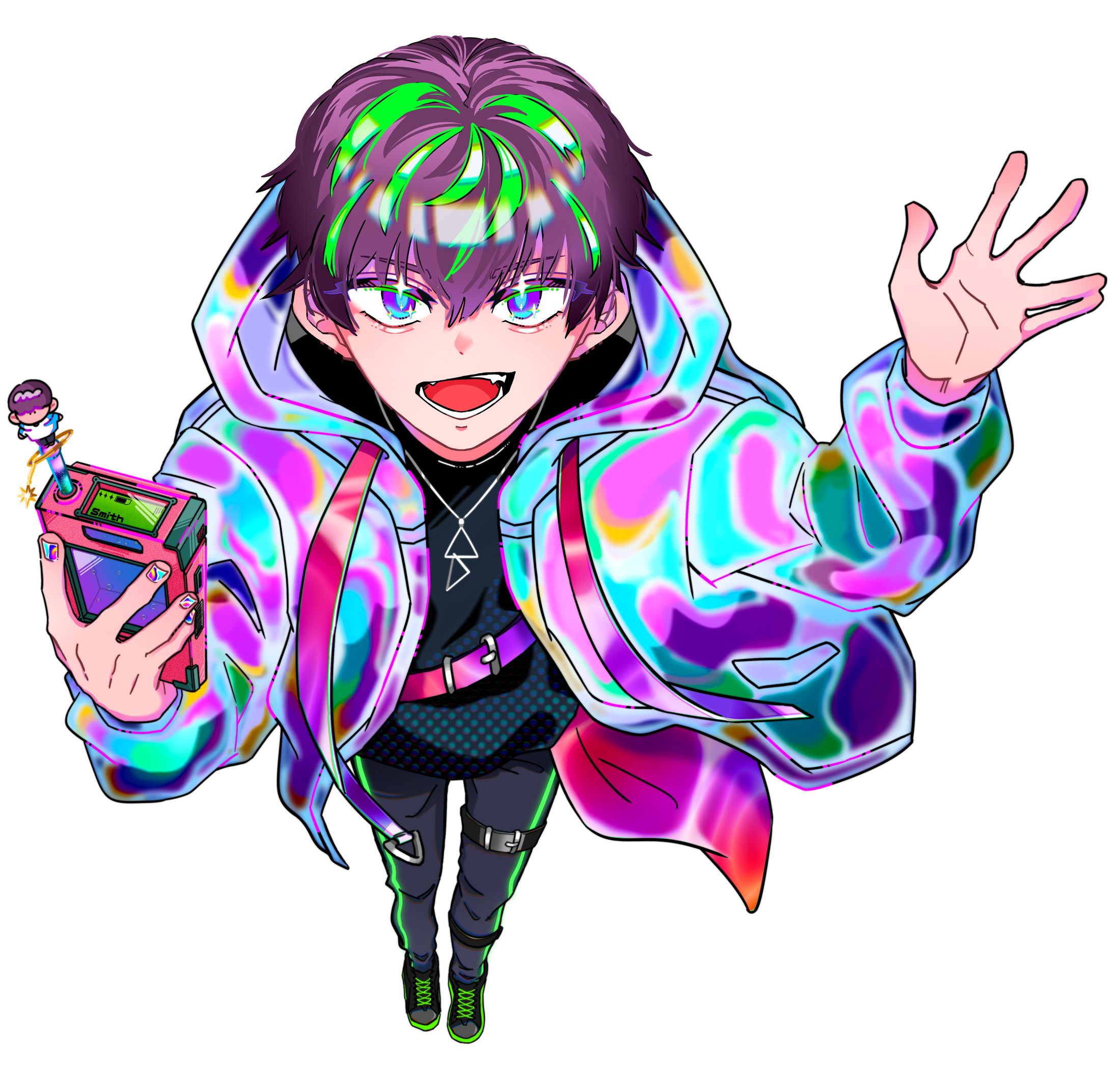 立ち絵/キャラクターデザイン、全身、半身イラスト-1