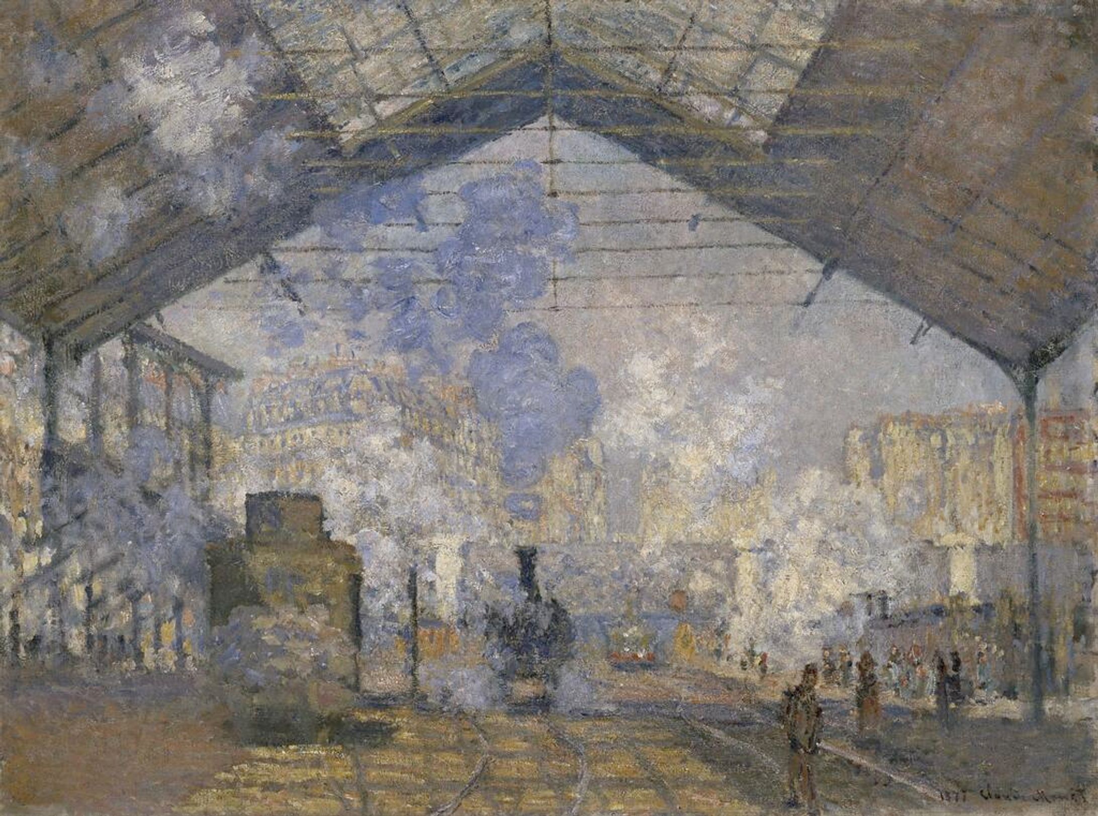 La gare Saint-Lazare-1