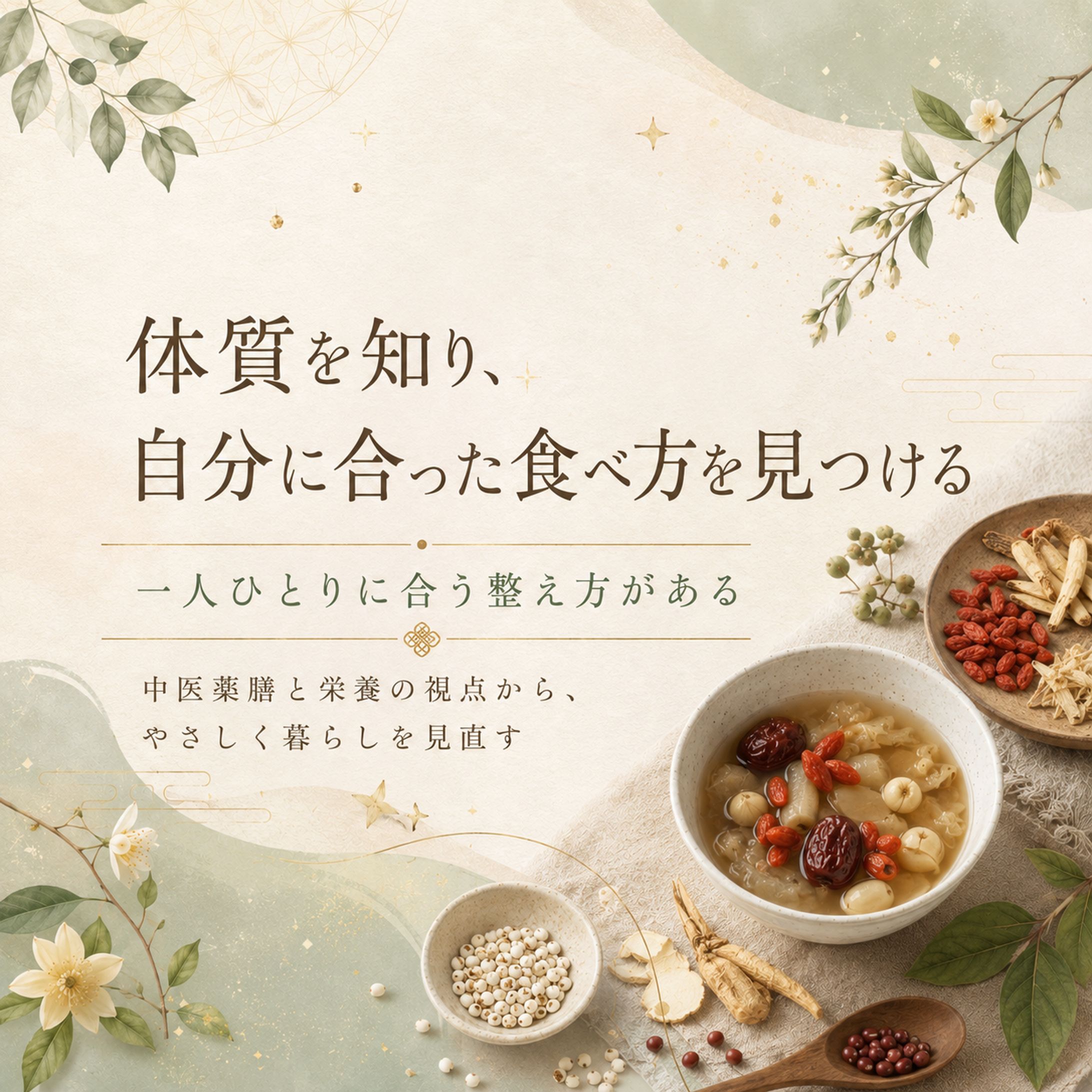 体質を知り、自分に合った食べ方を見つける-1