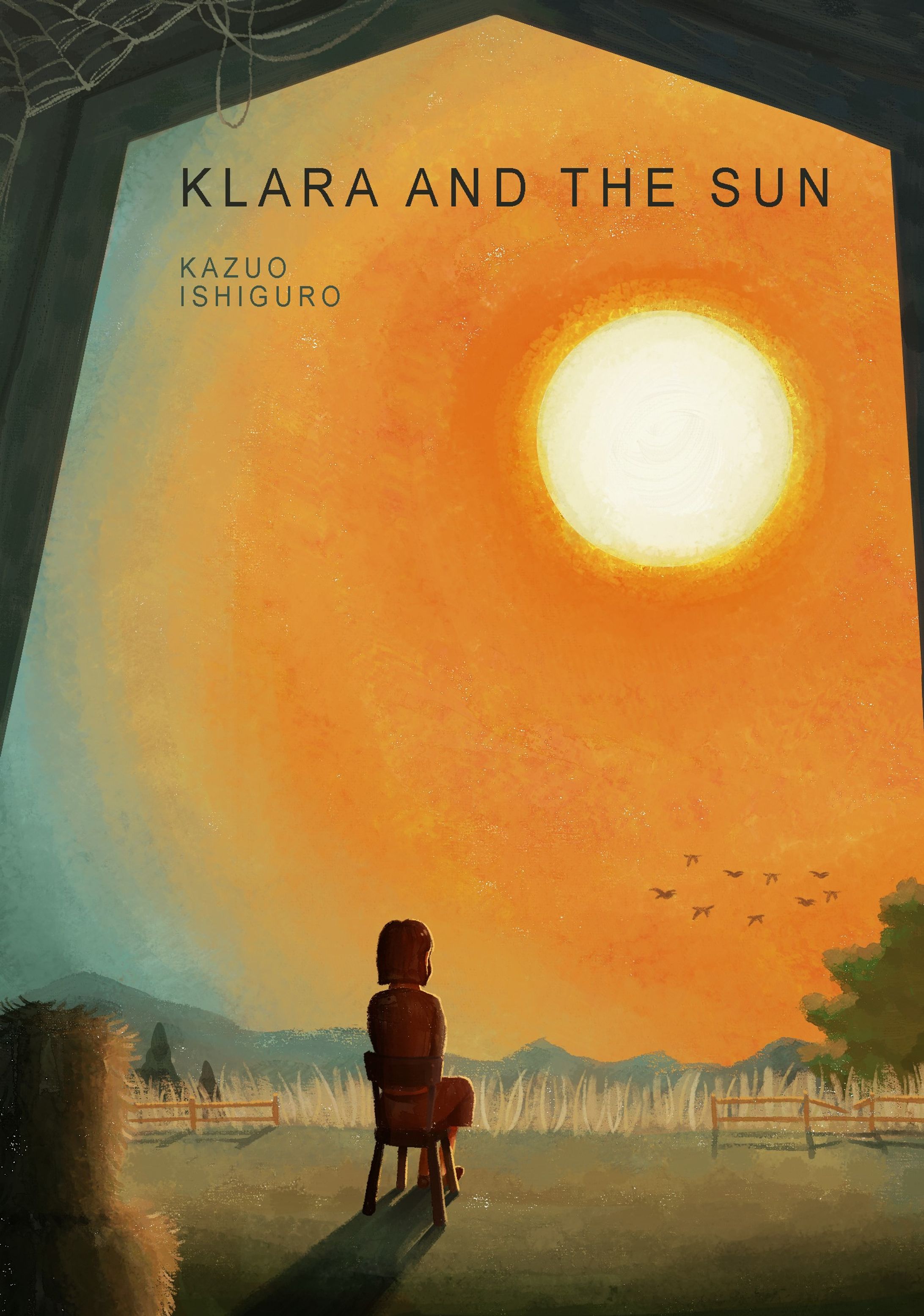『クララとお日さま（原題：Klara and the Sun）』ブックカバーリデザイン-1