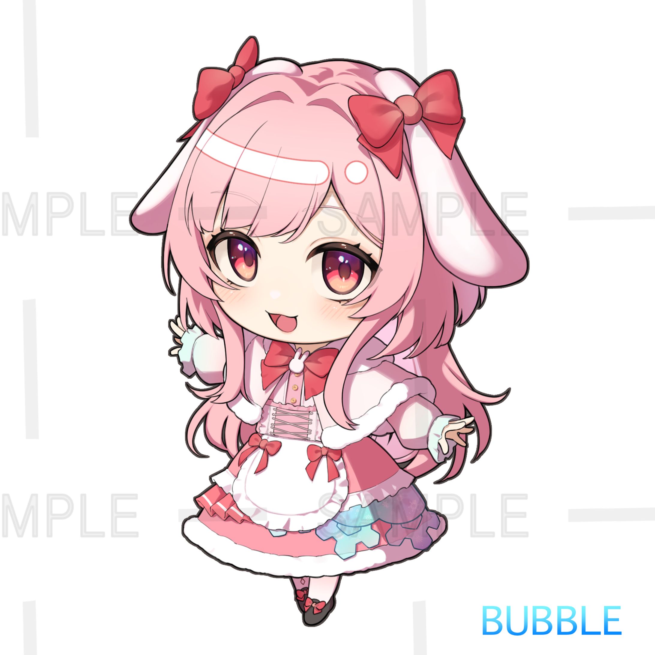 【commission】兎雪もも様SDver.(BUBBLE所属)-1