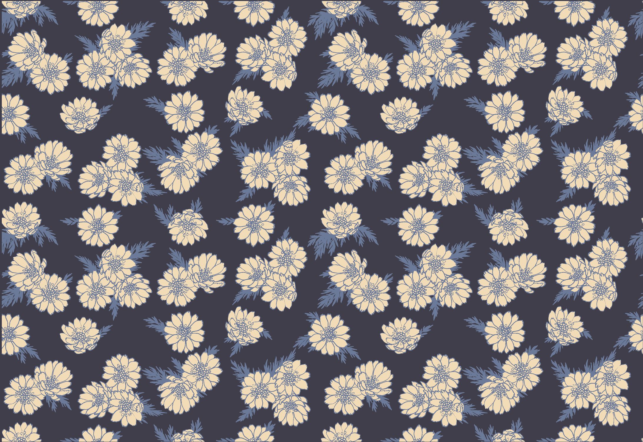 福寿草 - pattern-1