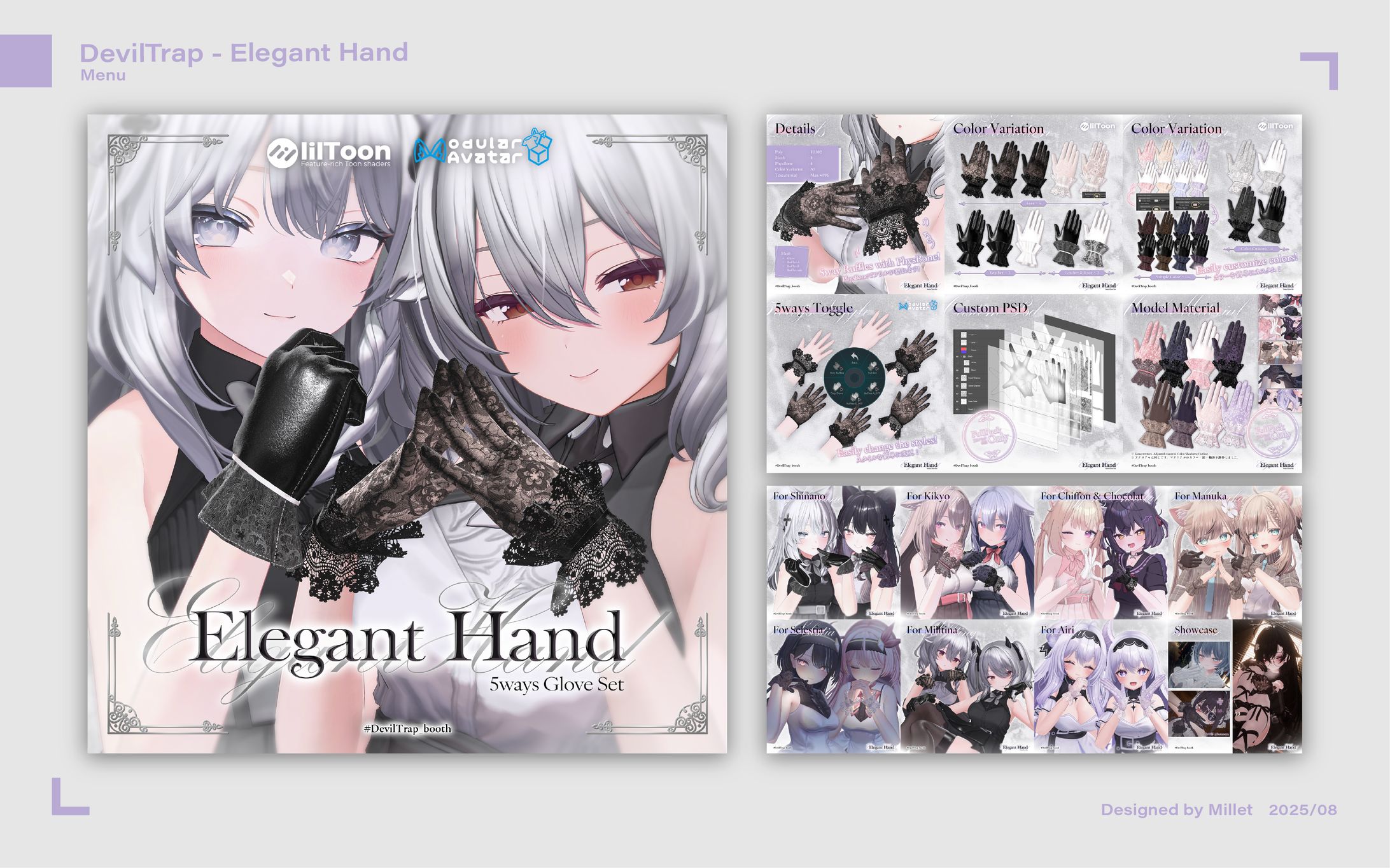 3Dモデル｜Elegant Hand-1