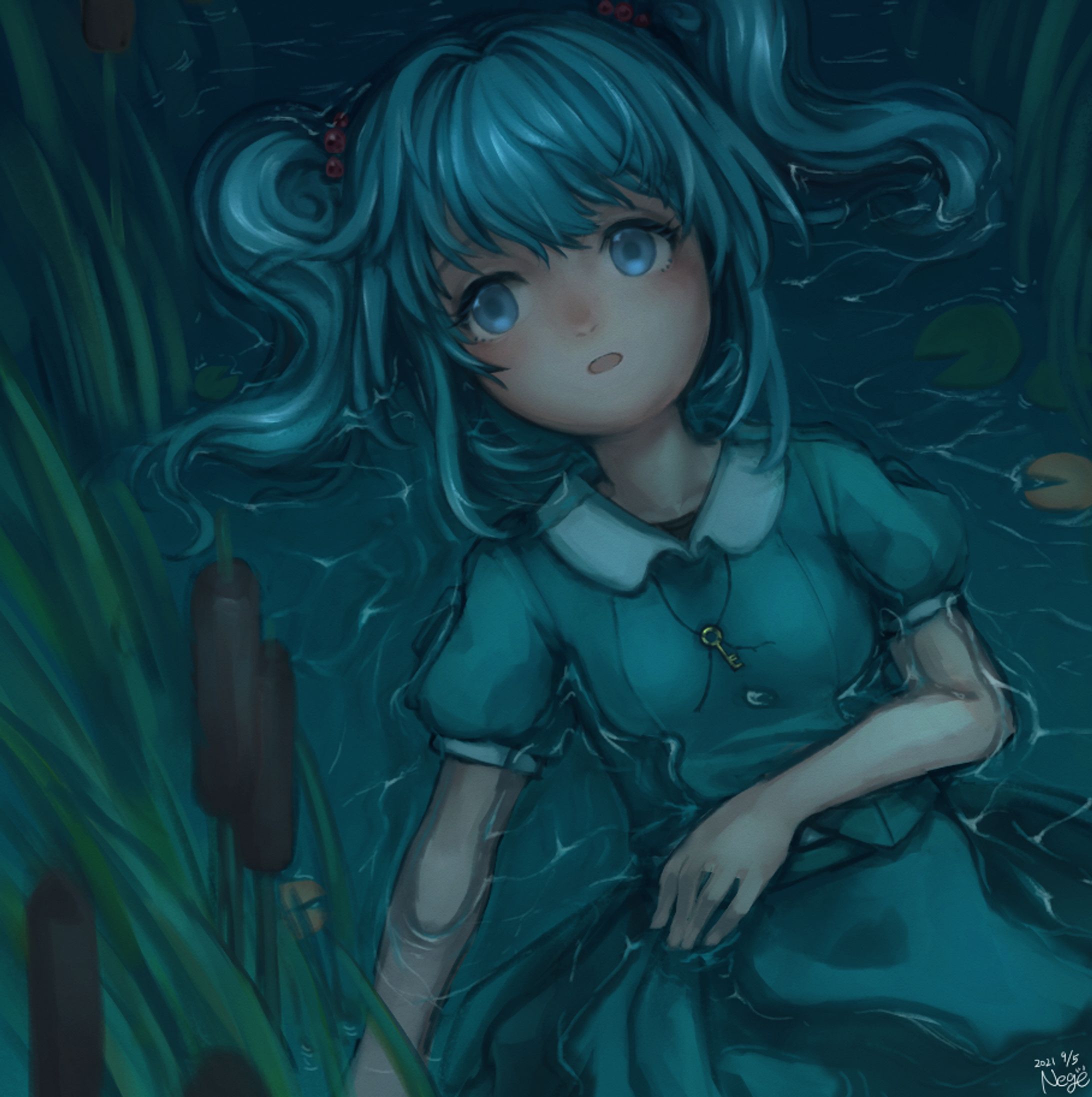 【2021年】河城にとり ファンアートイラスト-1