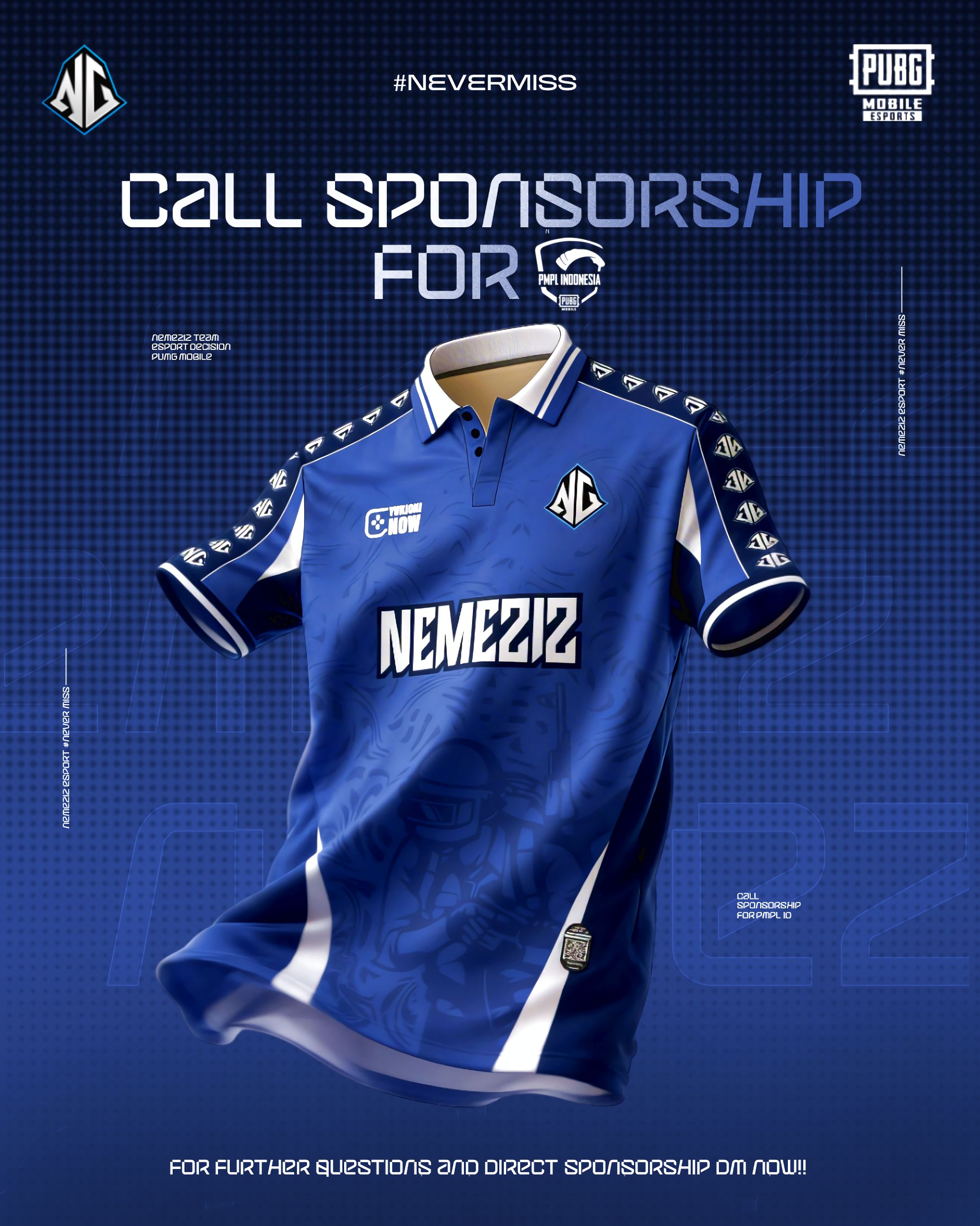 NEMEZIZ Esports – PMPL 2026 Official Roster Launch Poster-1