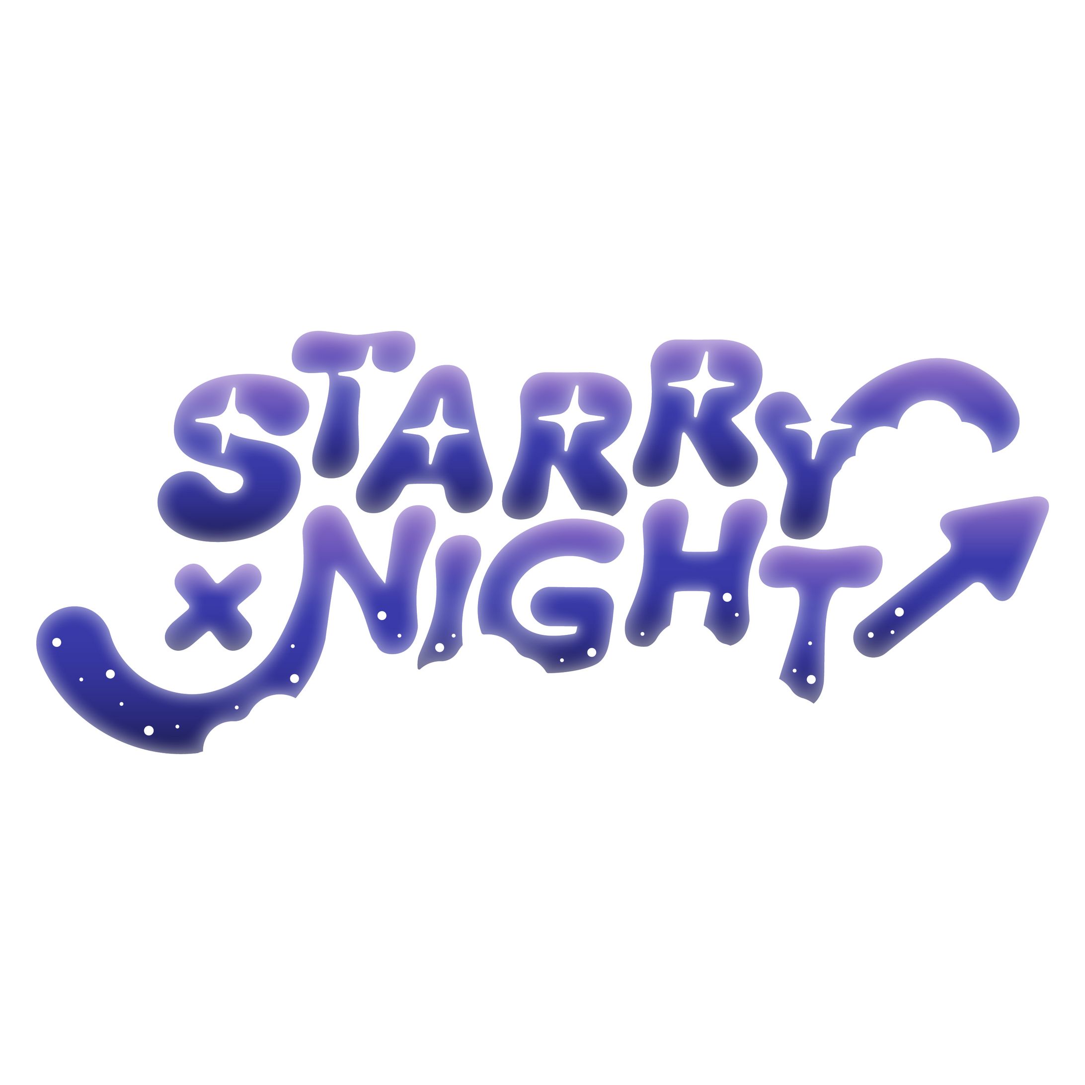 STARRY×NIGHT↗︎ 舞台用ロゴ-1