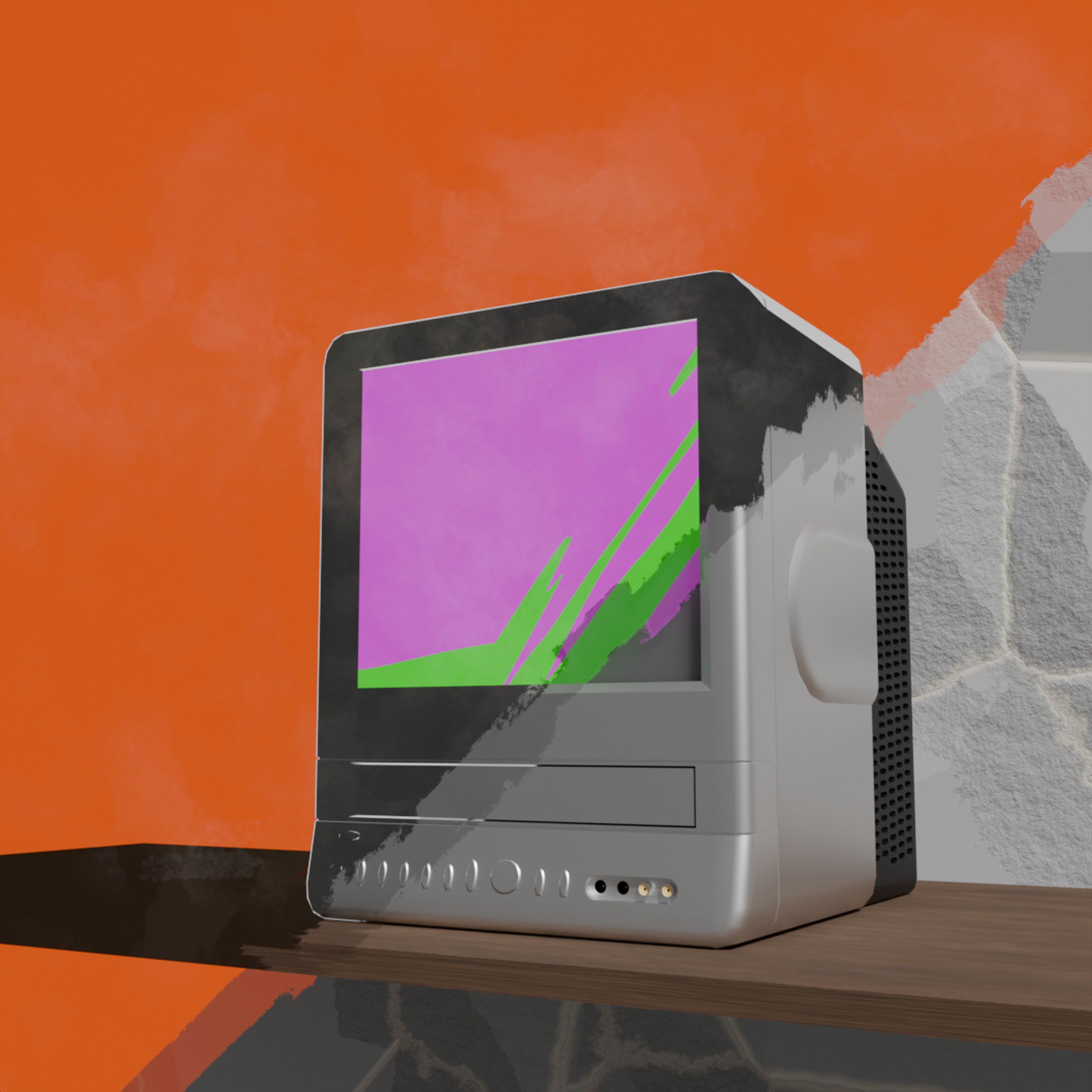 ブラウン管テレビ-1
