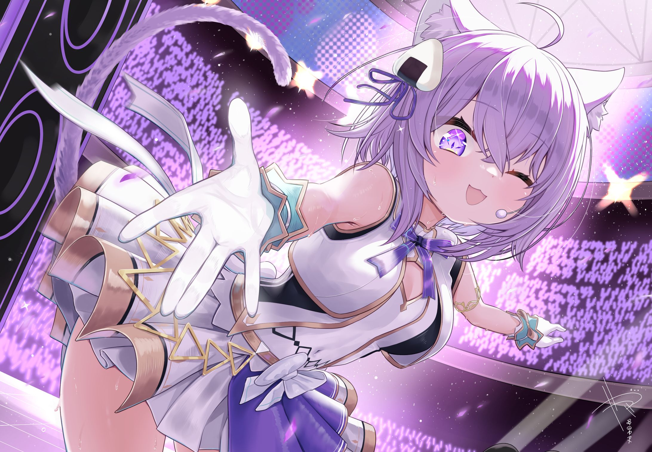猫又おかゆ様FA2 ライブ風景-1
