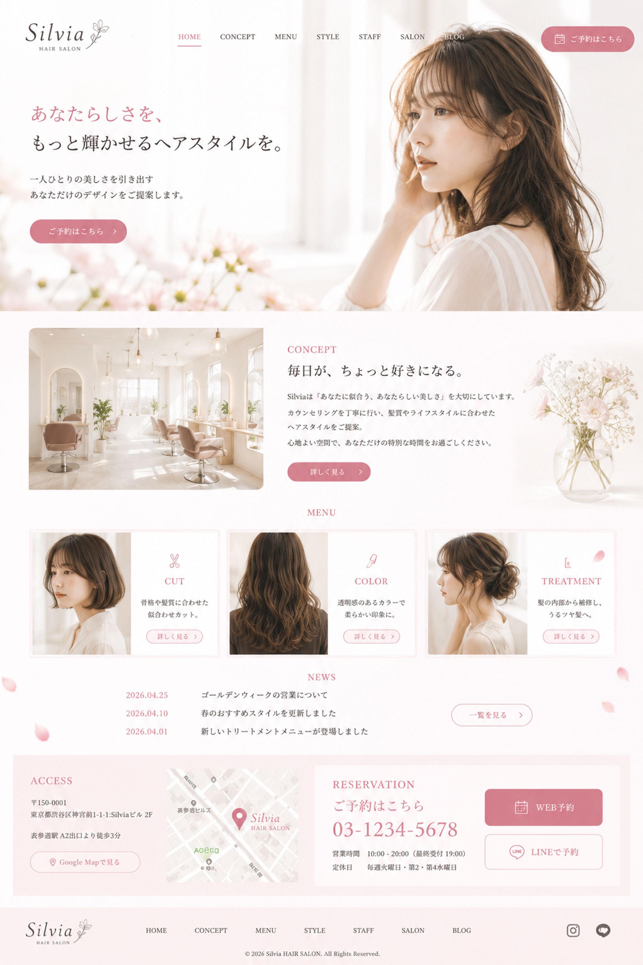 Hair Salon Website Design-1