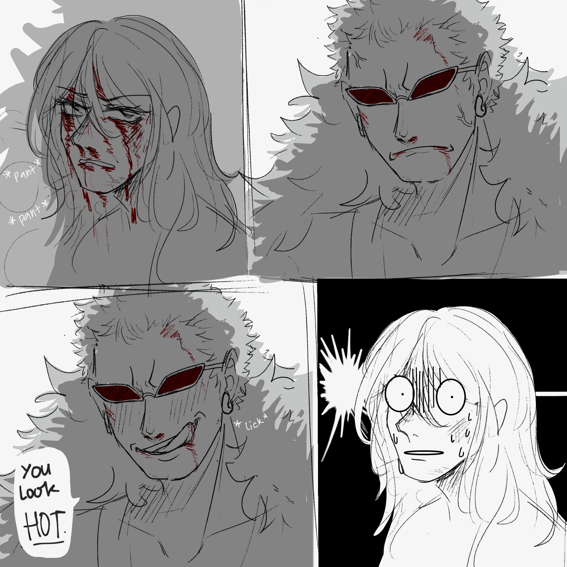 Artwork - Bust Up, 2 Characters, Sketch, 12/3/2026-1