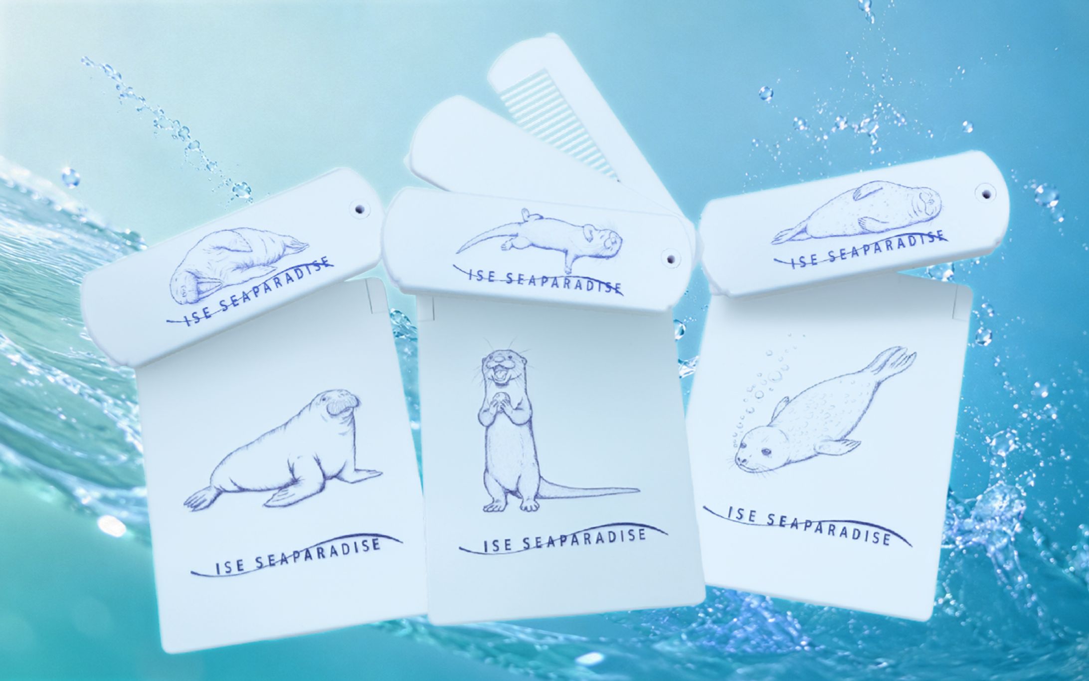 イラスト：ゼロ距離水族館伊勢シーパラダイス様 水族館グッズ-1