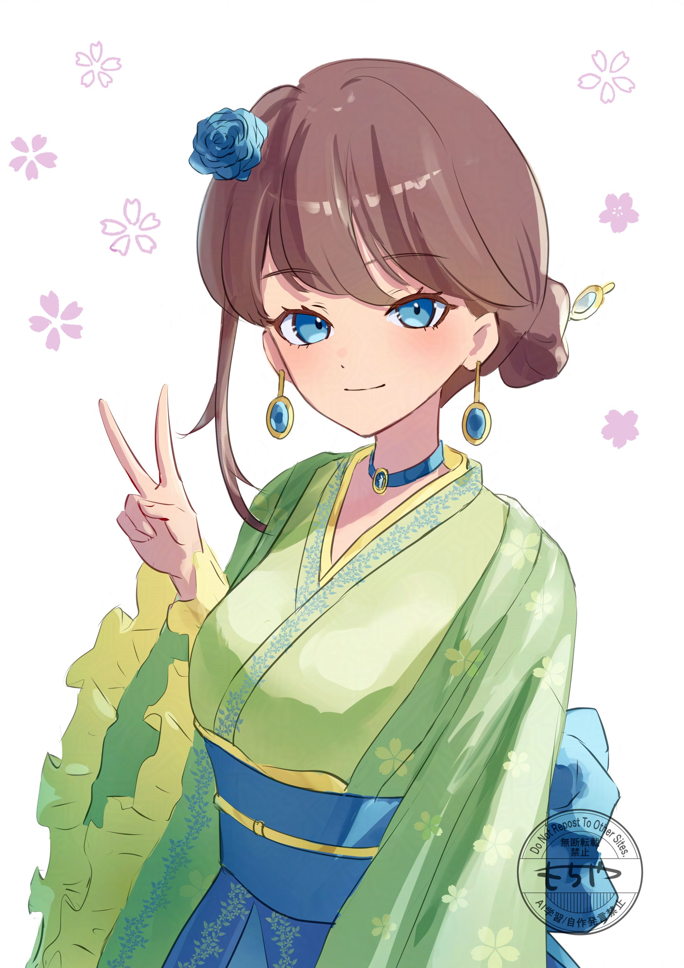 【original】kimono-style lady-1