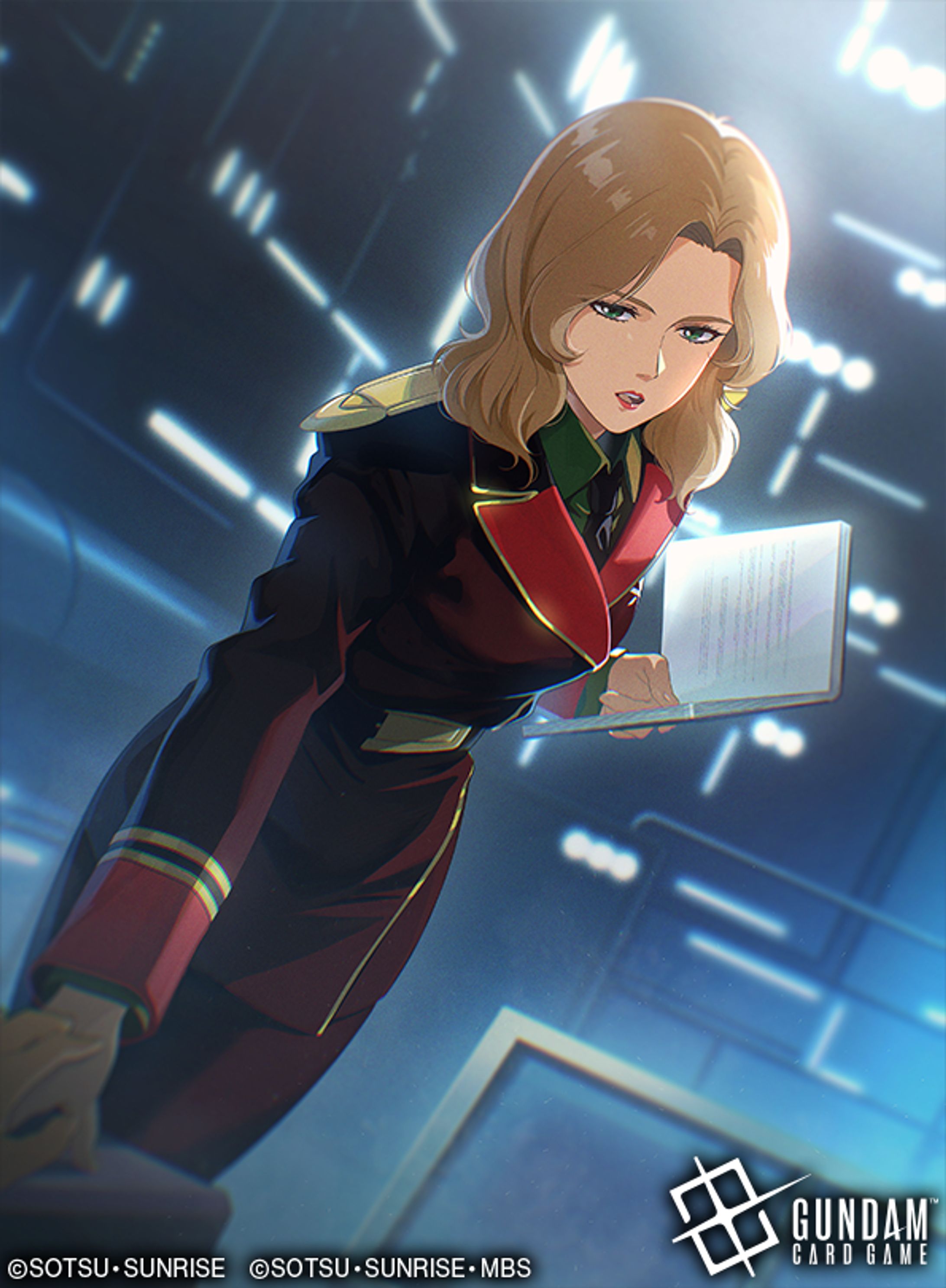 【仕事絵】ガンダムカードゲーム「NT研究所所長」-1