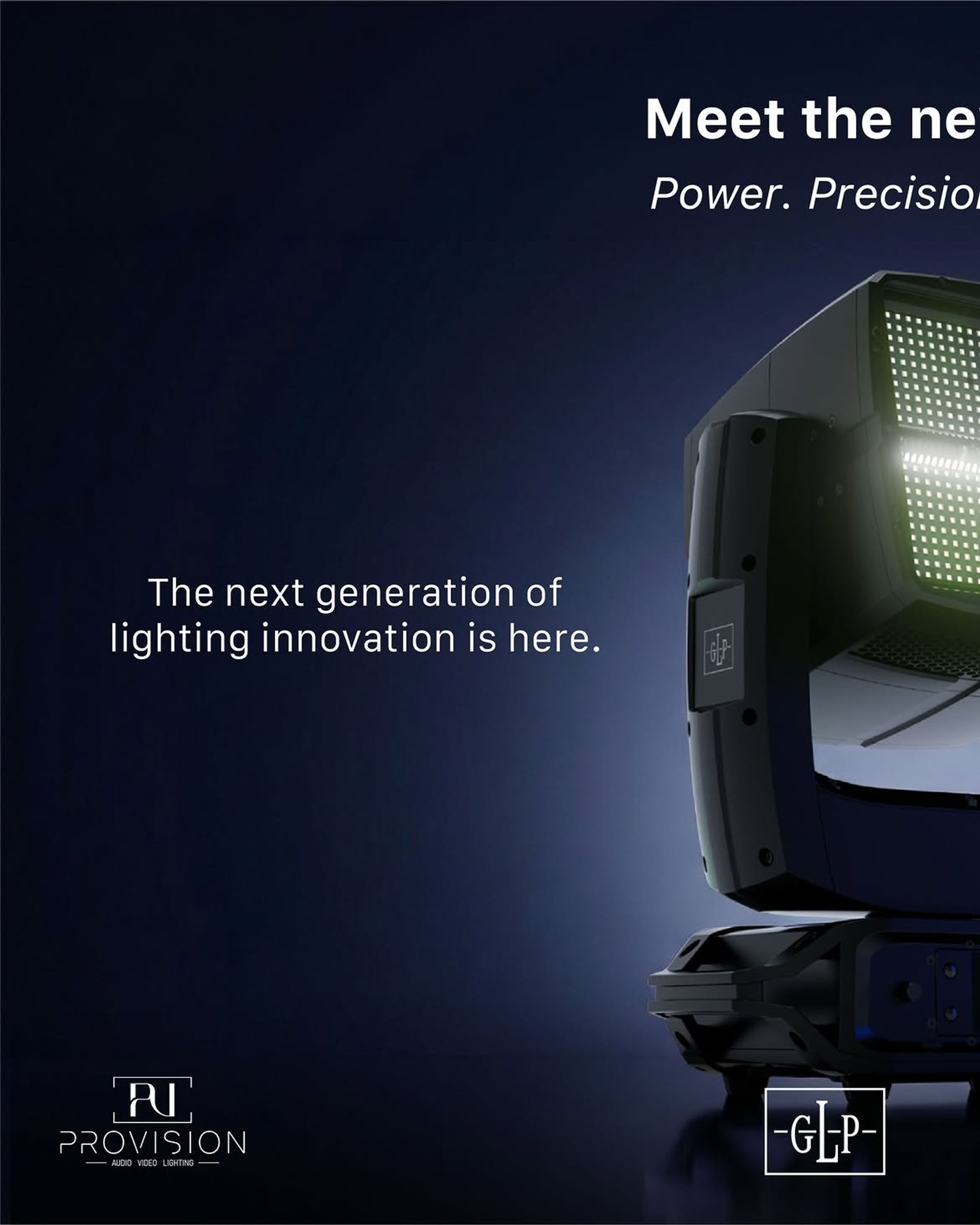 GLP fixtures built for designers who want control without compromise.High output LED engines.Adv-1