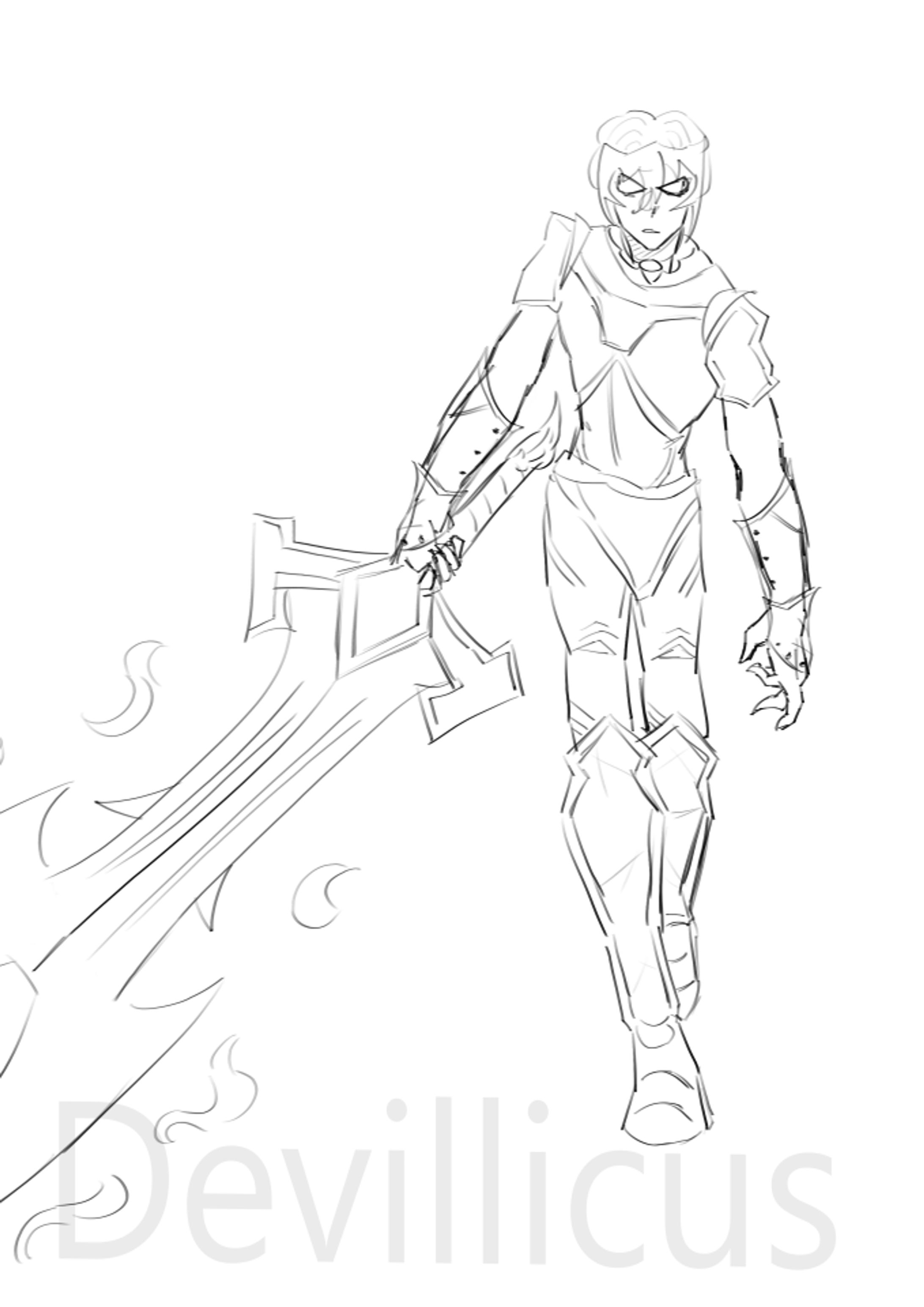 Full Body (Sketch Vers. & Rendered Vers.)-1