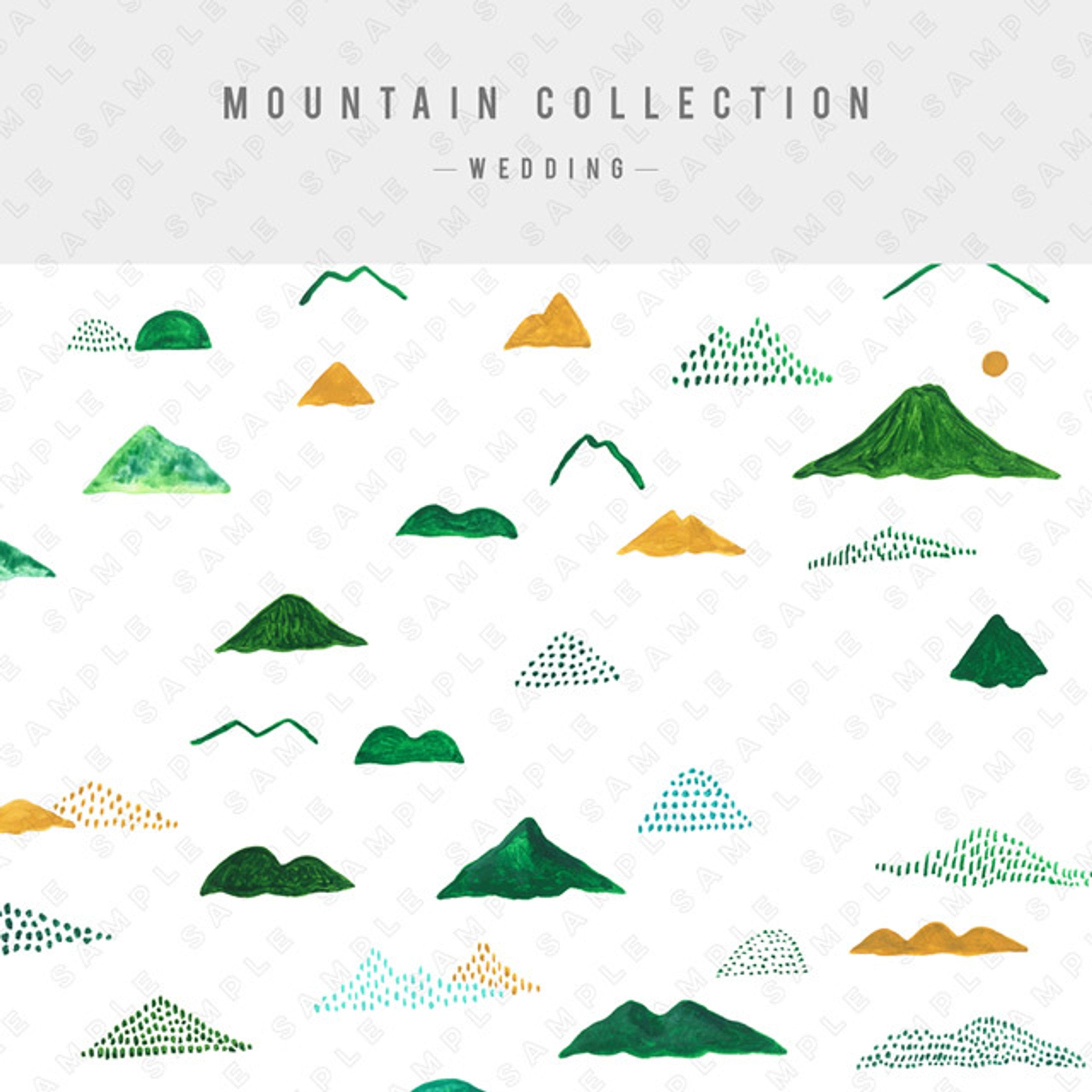 素材集／【ウェディング】MOUNTAIN COLLECTION-1