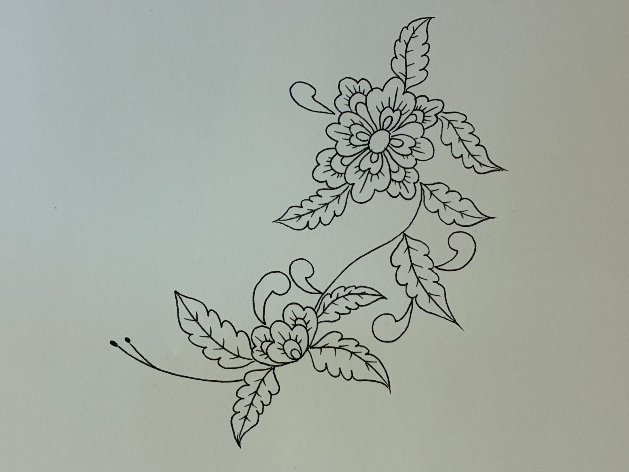 湯のみのお花-1